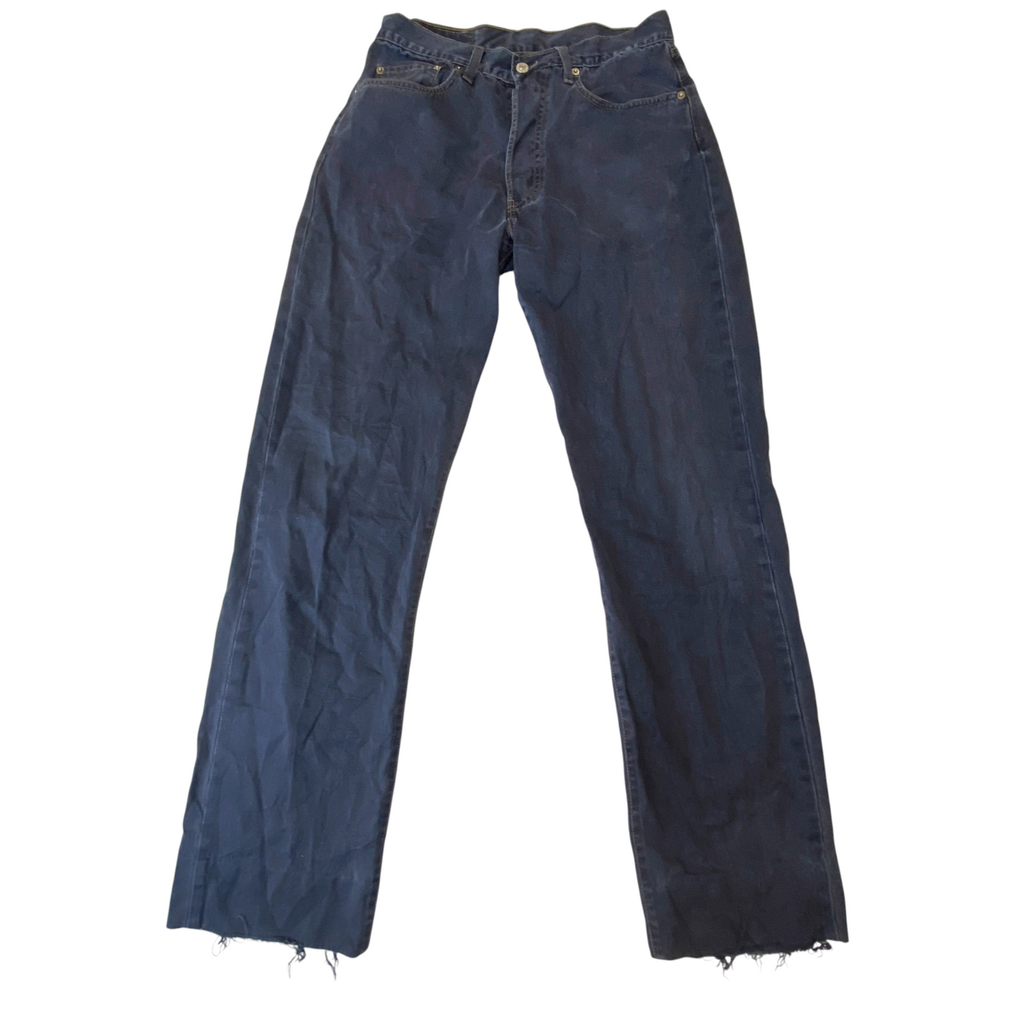 Levi's Jeans Mens Medium Blue Denim Regular Fit Straight Leg Pockets Outdoor