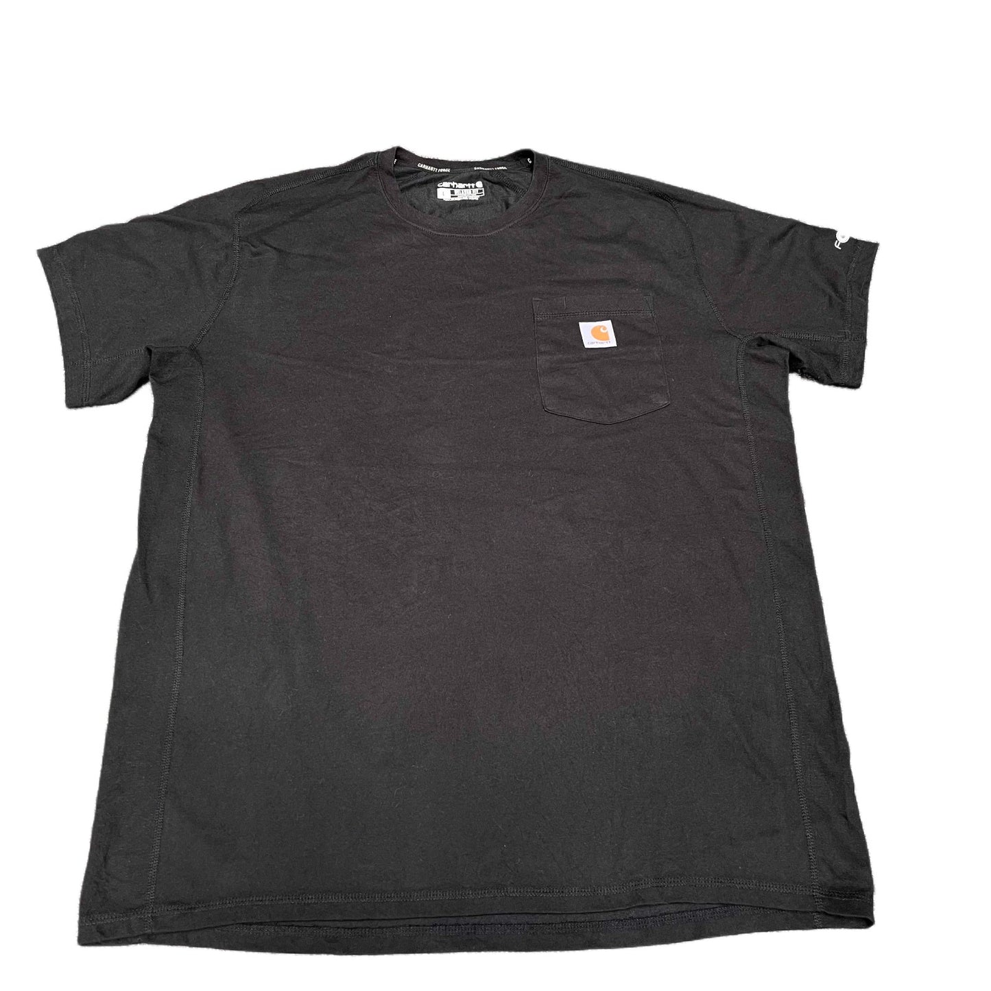 Carhartt Force Pocket T-Shirt Mens L Black Relaxed Fit Short Sleeve Workwear Tee