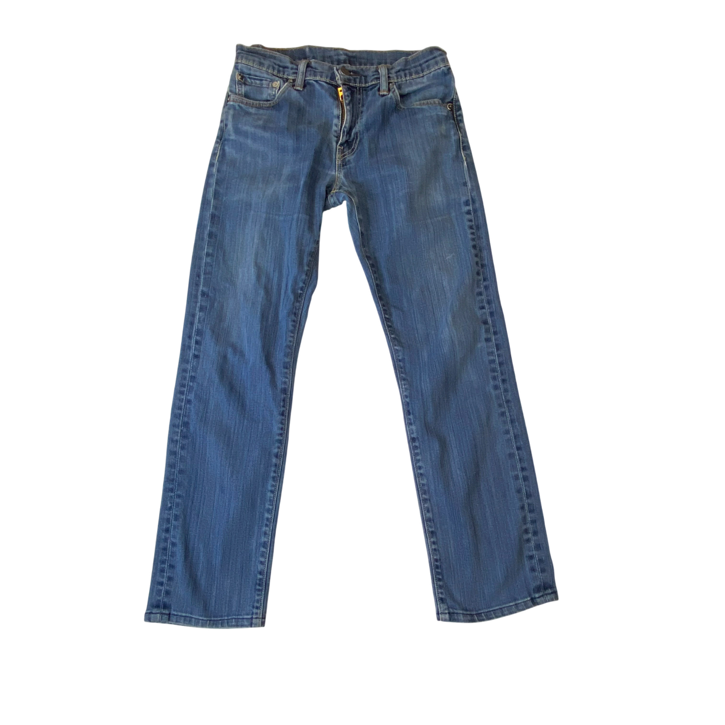 Levi's 504 Jeans Womens Medium W28 L32 Blue Denim Straight Leg Comfort Fit