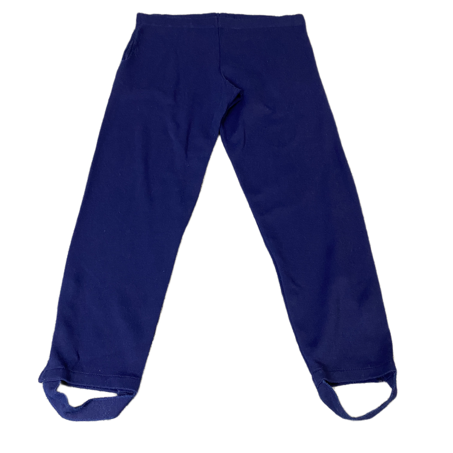 Wear Dated Joggers Fits as Womens 35" Waist Navy Stirrup Lightweight Trousers