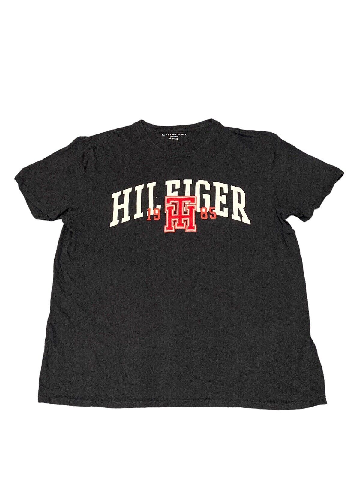 Tommy Hilfiger T-Shirt Black Mens XL Chest Logo