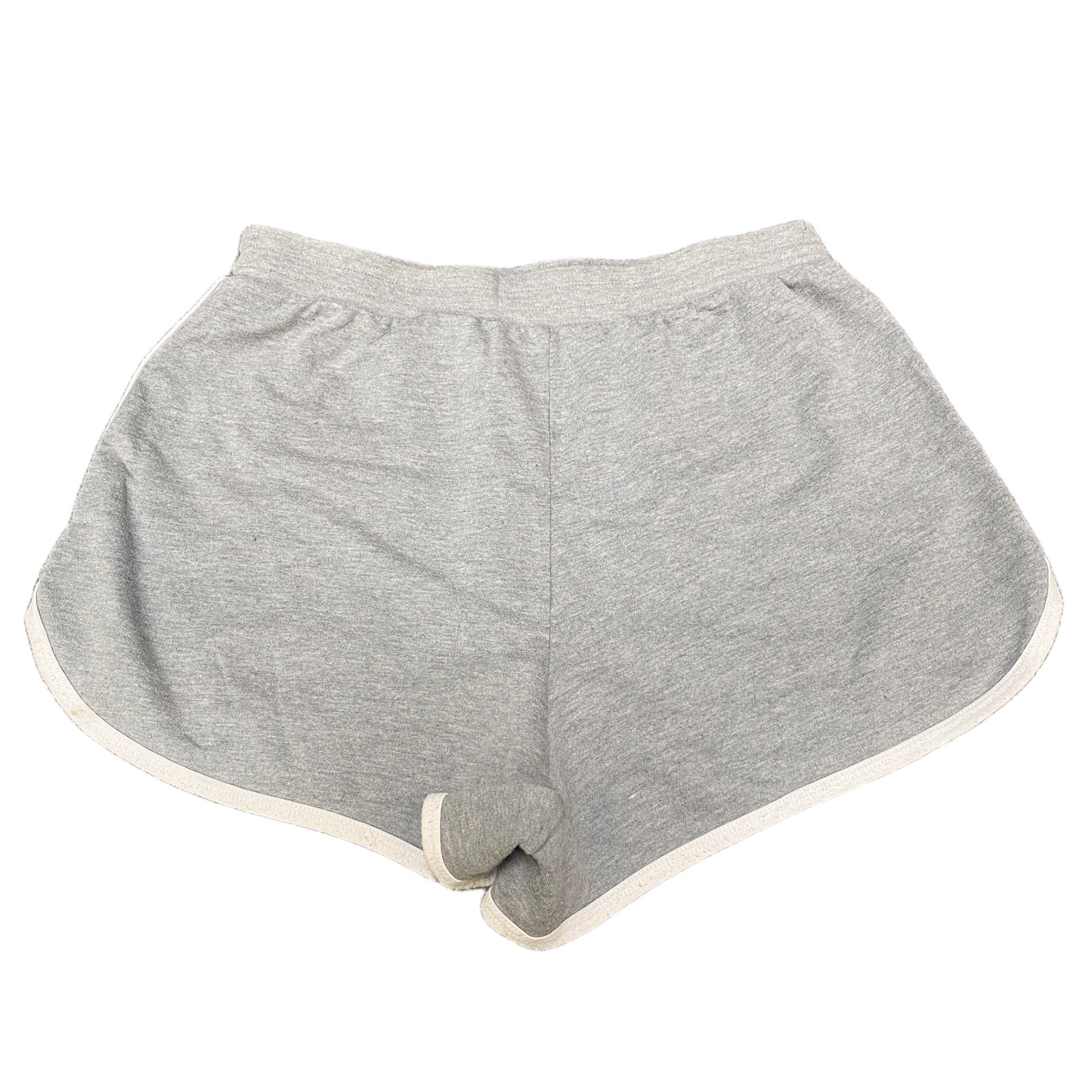 Running Sprinter Shorts Womens M 27" Waist Grey Gym Athletic Fit Dolphin Hem