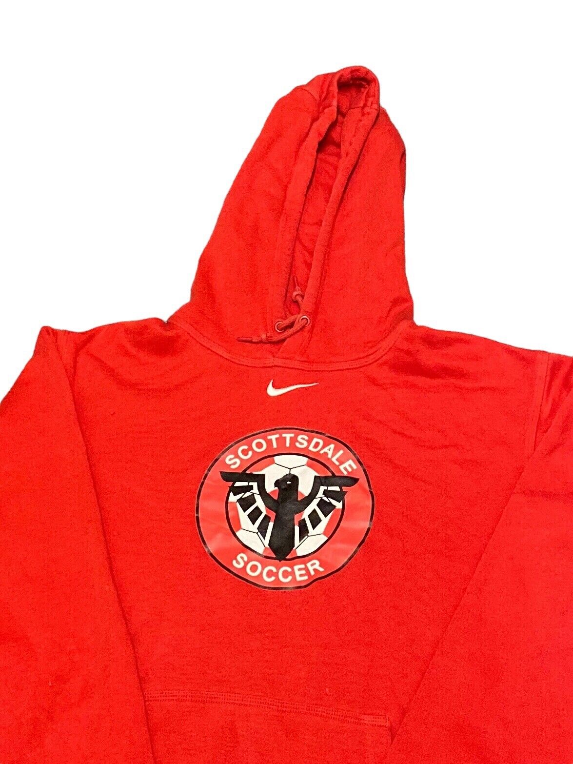 Nike Hoodie Scottsdale Soccer Red Mens L