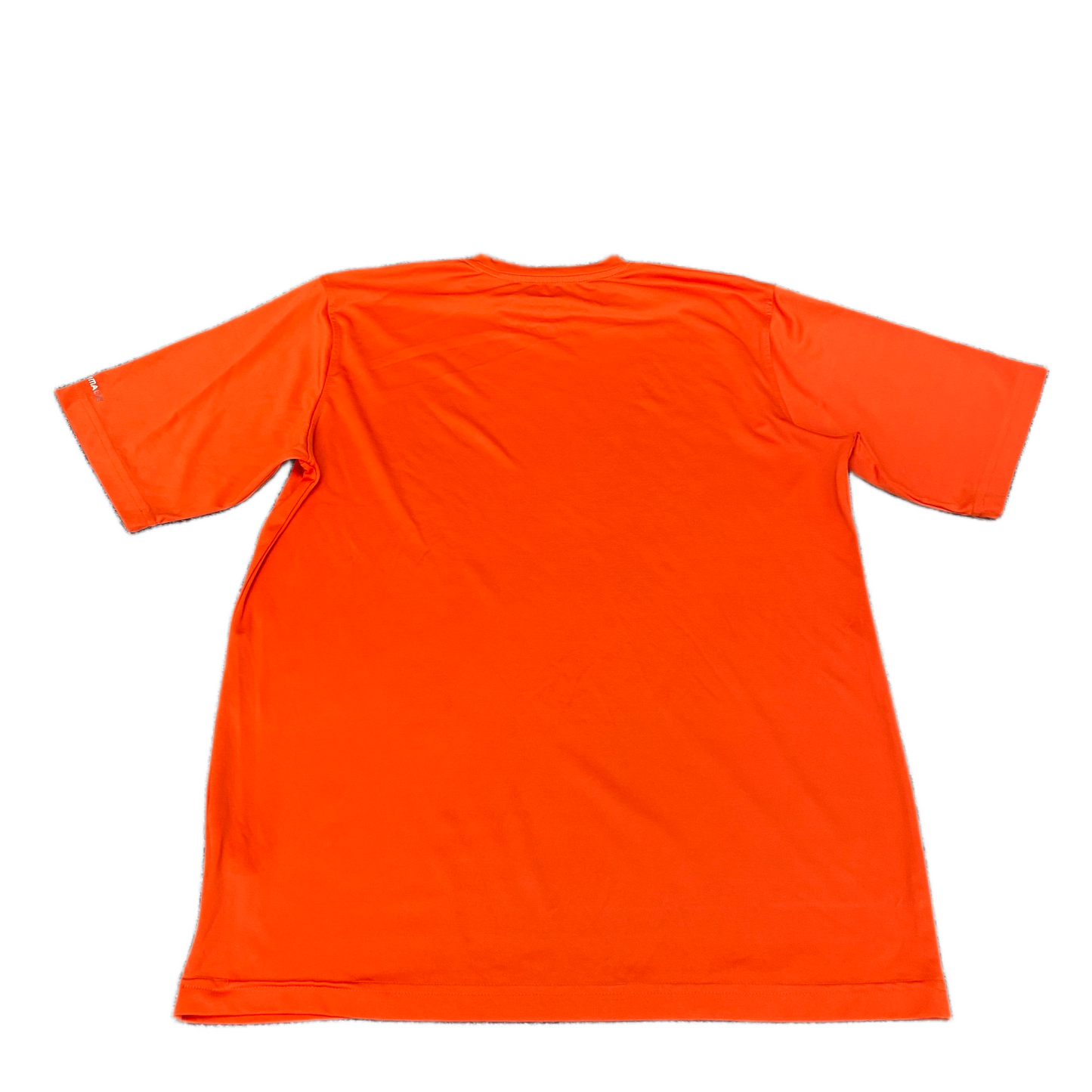 Adidas Workout Essentials Base T-Shirt Mens M Orange Short Sleeve Pullover Tee