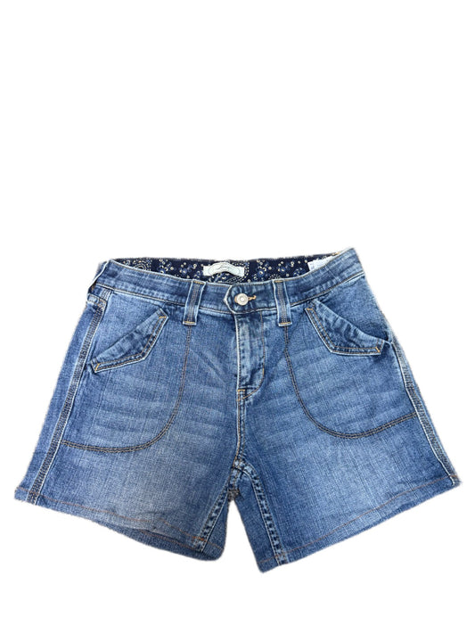 Levi's Jean Shorts Fits as Womens M 29" Waist Blue Denim Medium Wash Red Tab