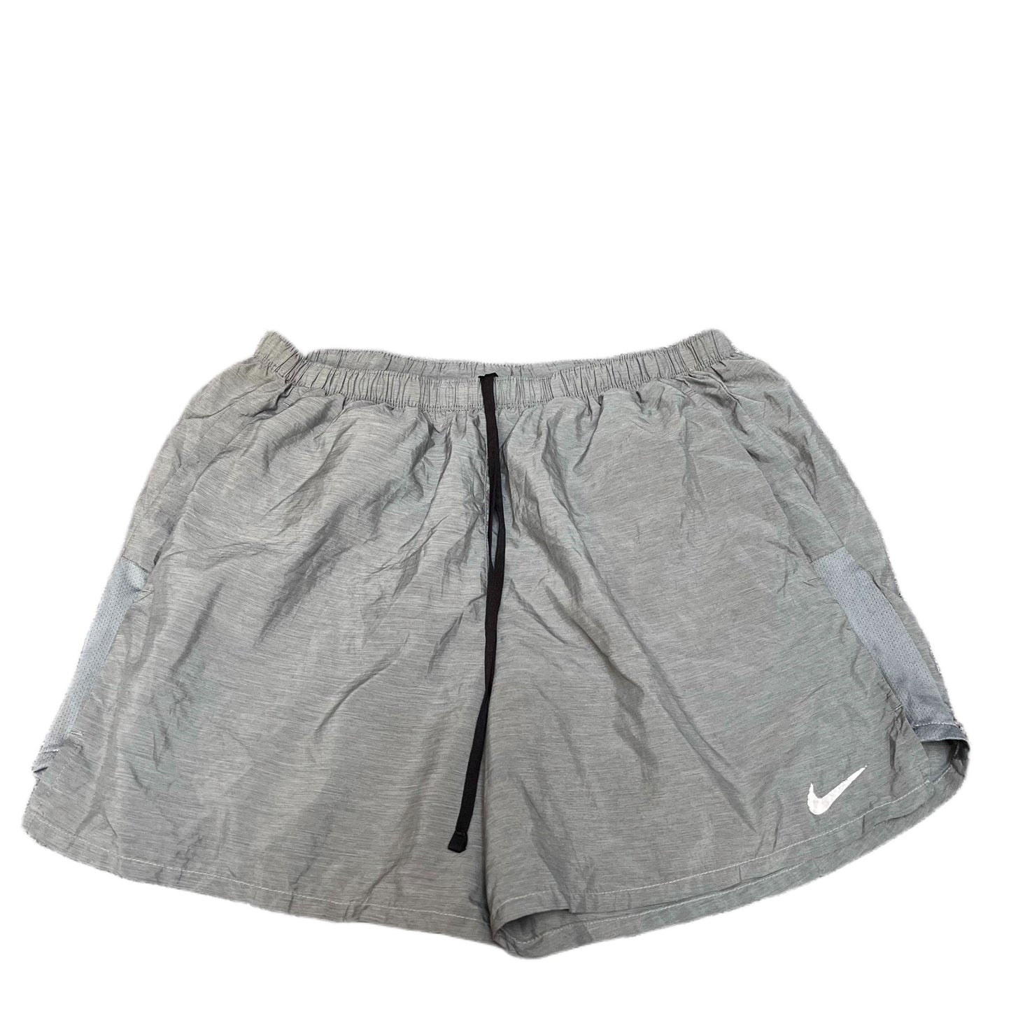 Nike Dri-FIT Running Shorts Fits as Mens S 30" Waist Grey Performance Drawstring