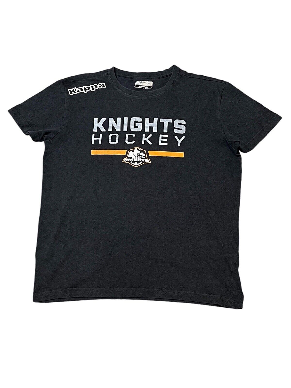 Kappa Knights Hockey T-Shirt Black Mens M Logo