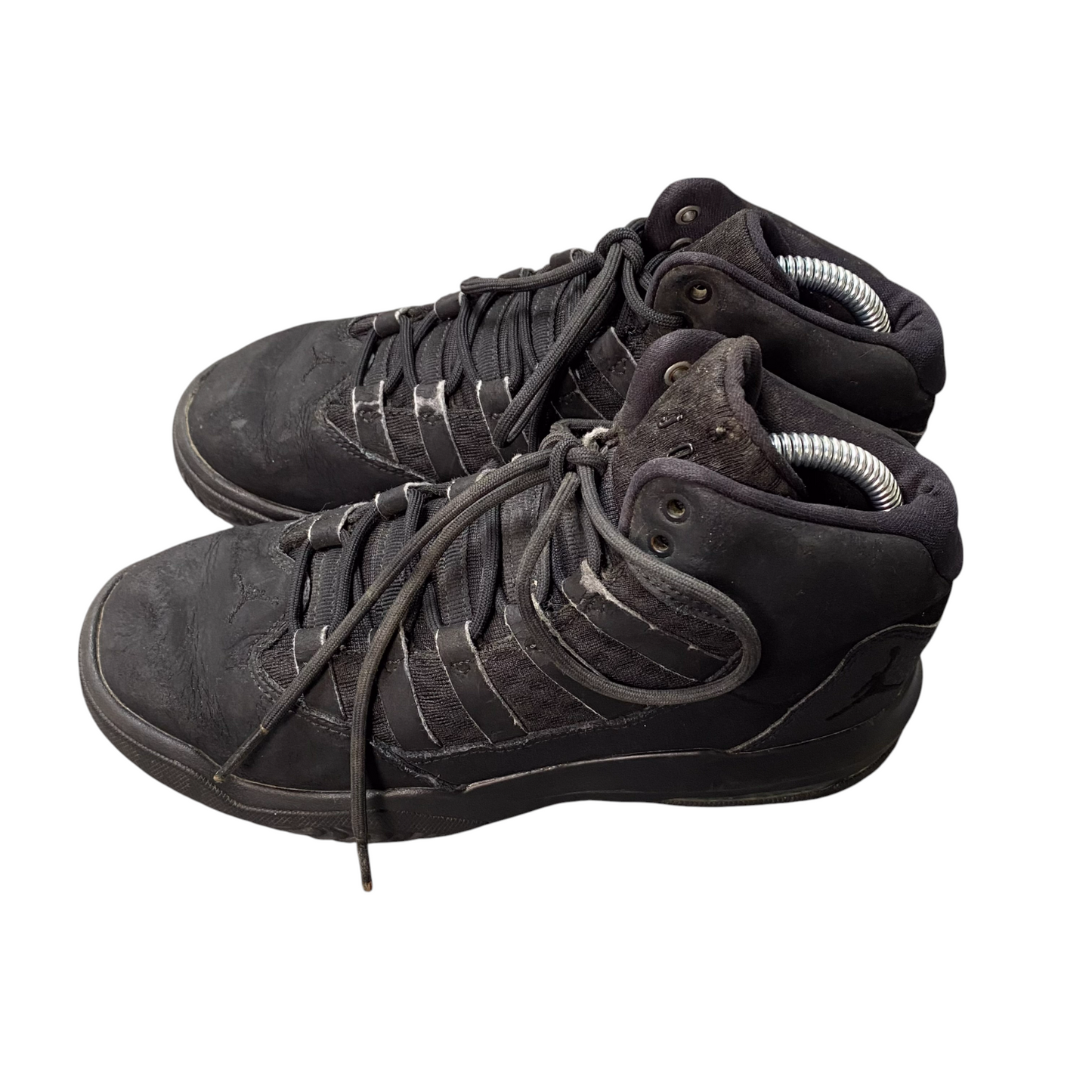 Jordan Max Aura Basketball Trainers Sneakers Youth 4 Black Athletic AQ9214-001