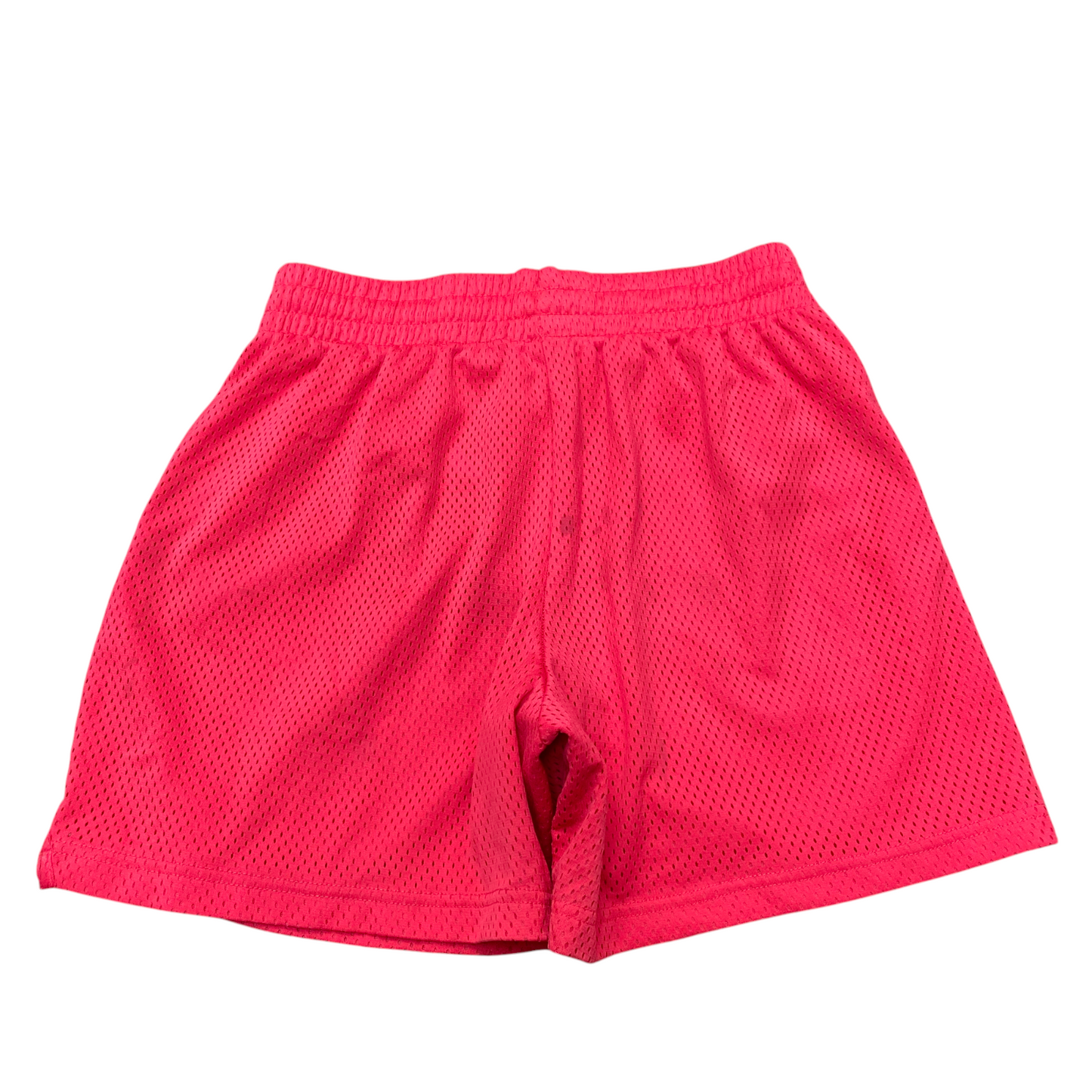 Sprinter Running Shorts Womens 26W Pink Mesh Stretch Elastic Waist Athletic Fit