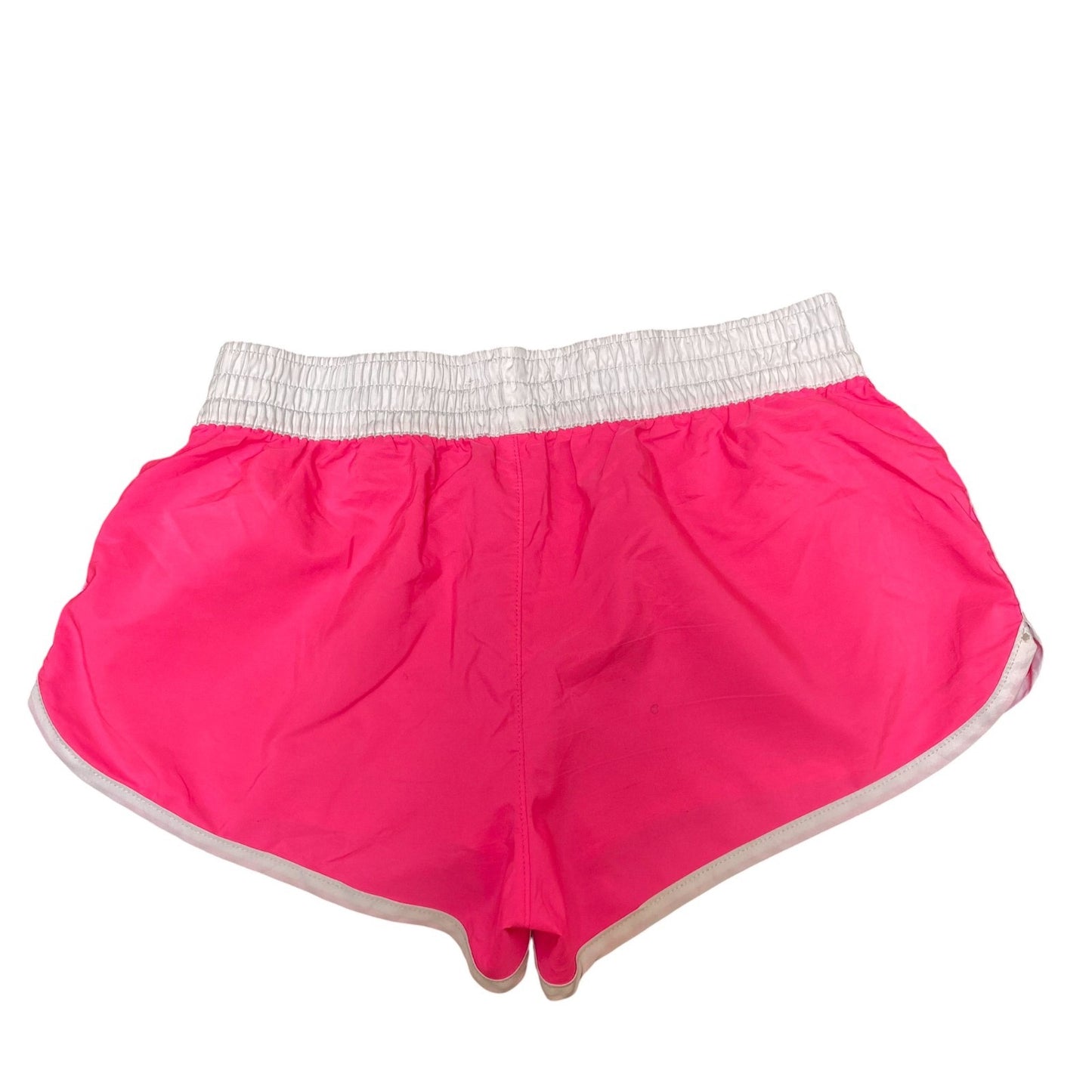 OP Sprinter Shorts Womens Small Pink White Athletic Gym Training Elastic Waist