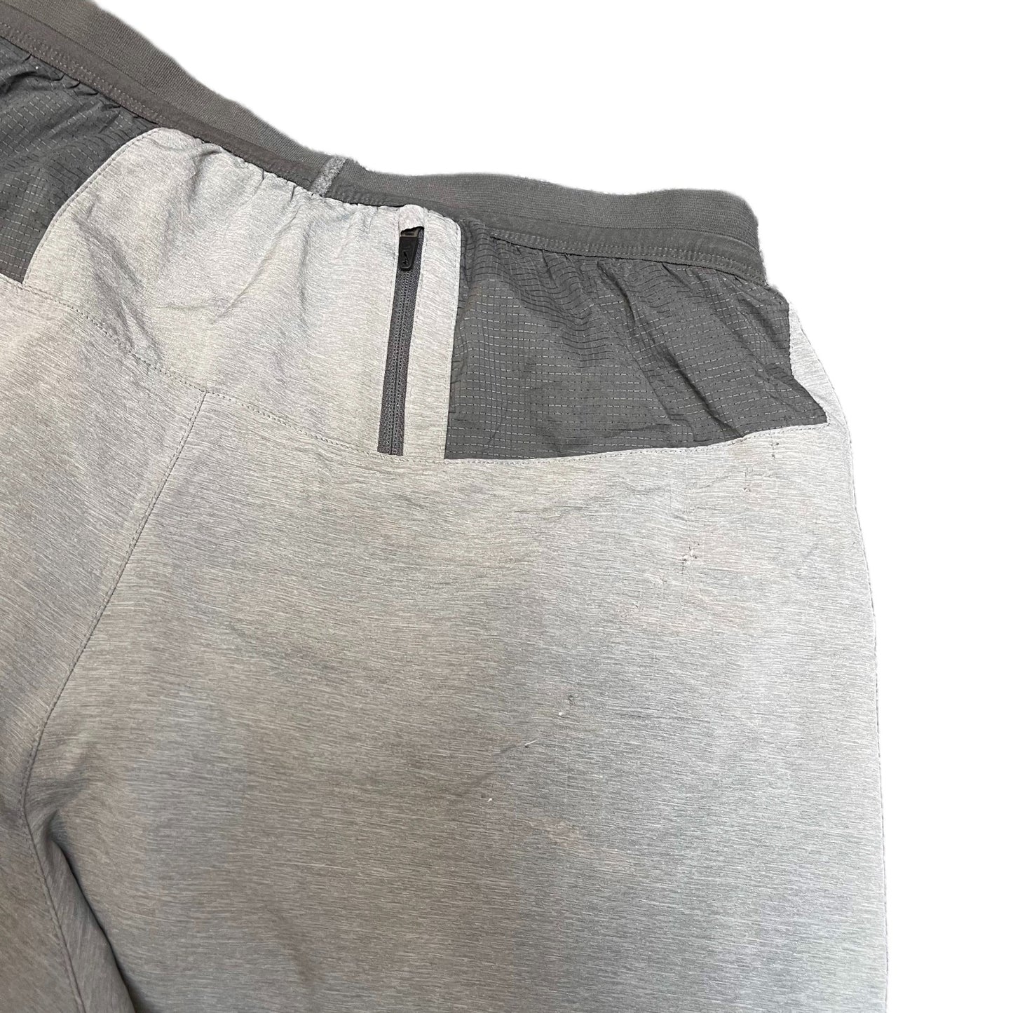 Nike Dri-FIT Running Shorts Fits as Mens S 29" Waist Grey Performance Drawstring