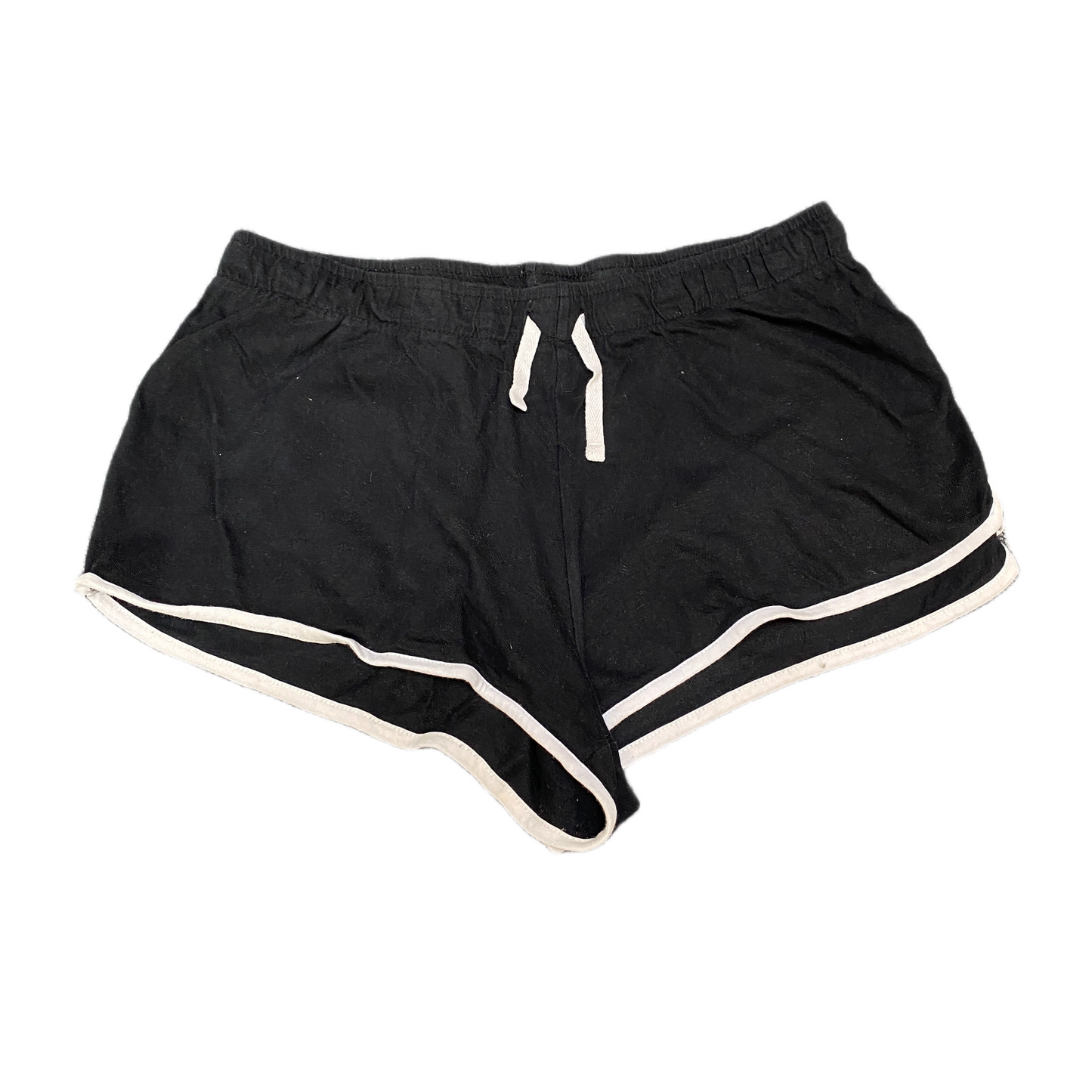 Running Sprinter Shorts Womens 29" Waist Black Athletic Gym Workout