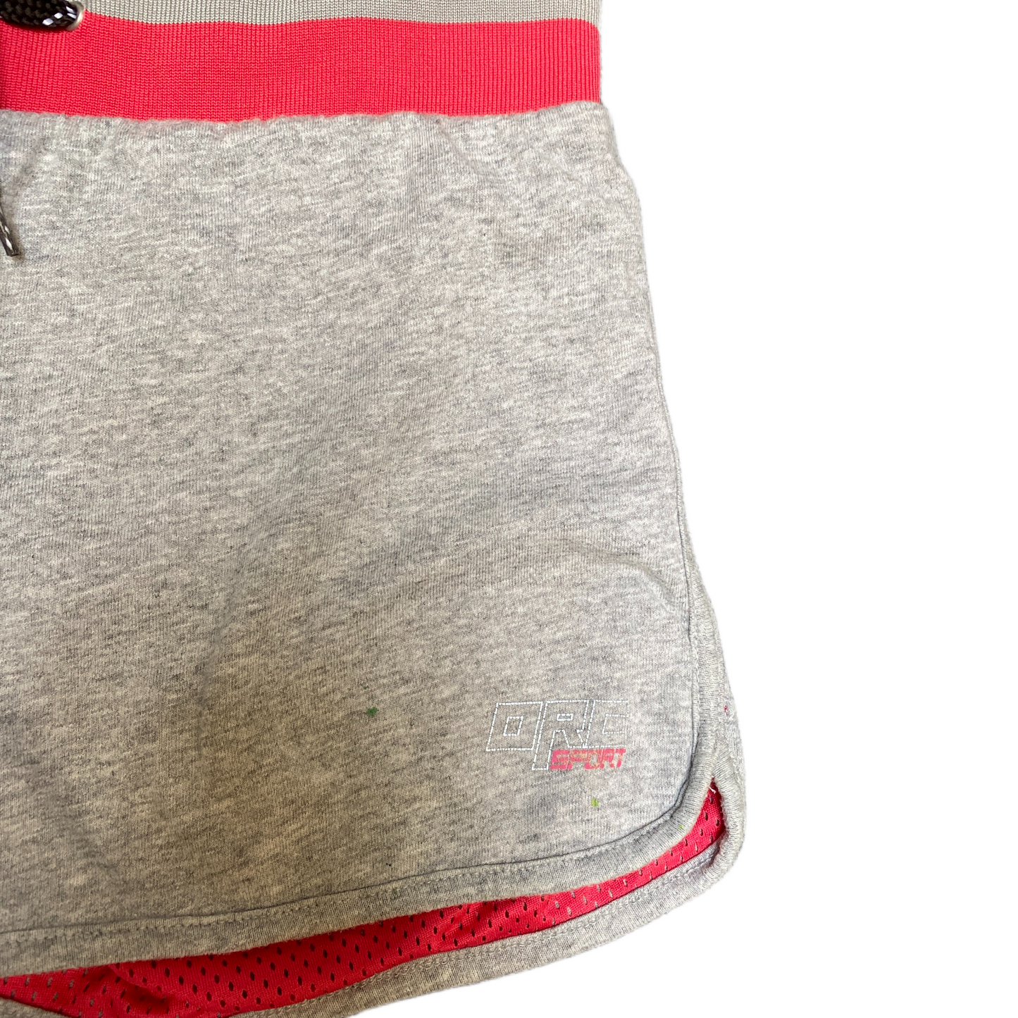 Running Sprinter Shorts Womens M 26" Waist Grey Athletic Gym Workout Drawstring