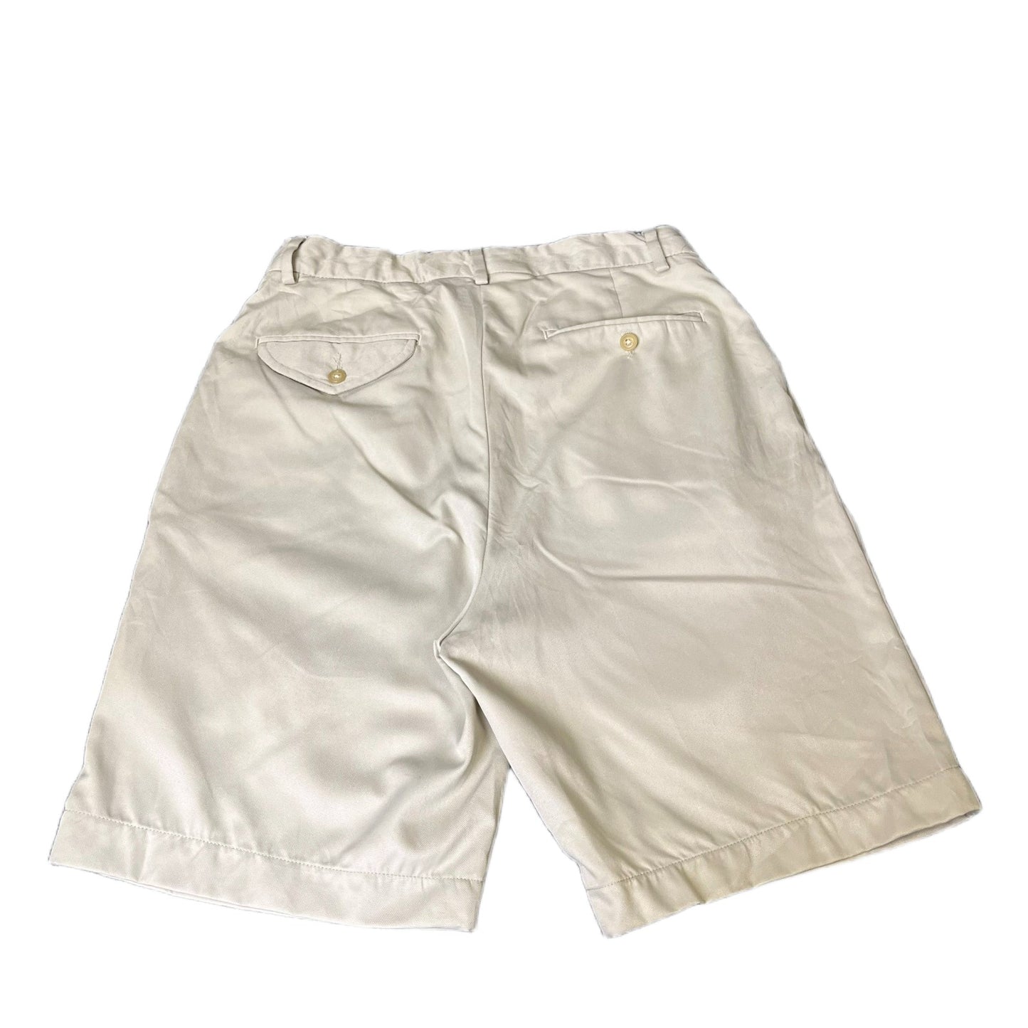 Vtg Polo Golf Ralph Lauren Golf Chino Shorts Fits as Men S 29" Waist Tan Pleated