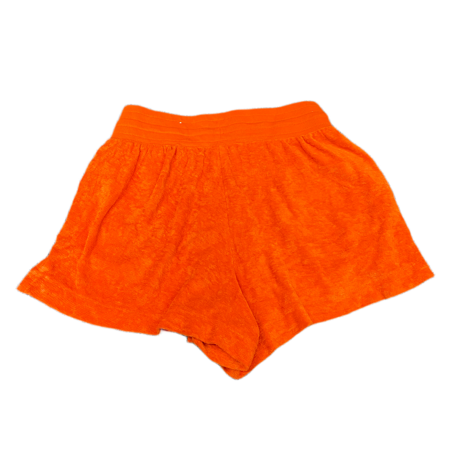 Running Sprinter Shorts Womens XS 25" Waist Orange Athletic Workout Drawstring