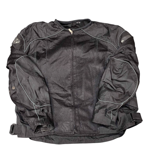 Joe Rocket Phoenix 6.0 Motorcycle Jacket Men 2XL Black Mesh All Weather Full Zip