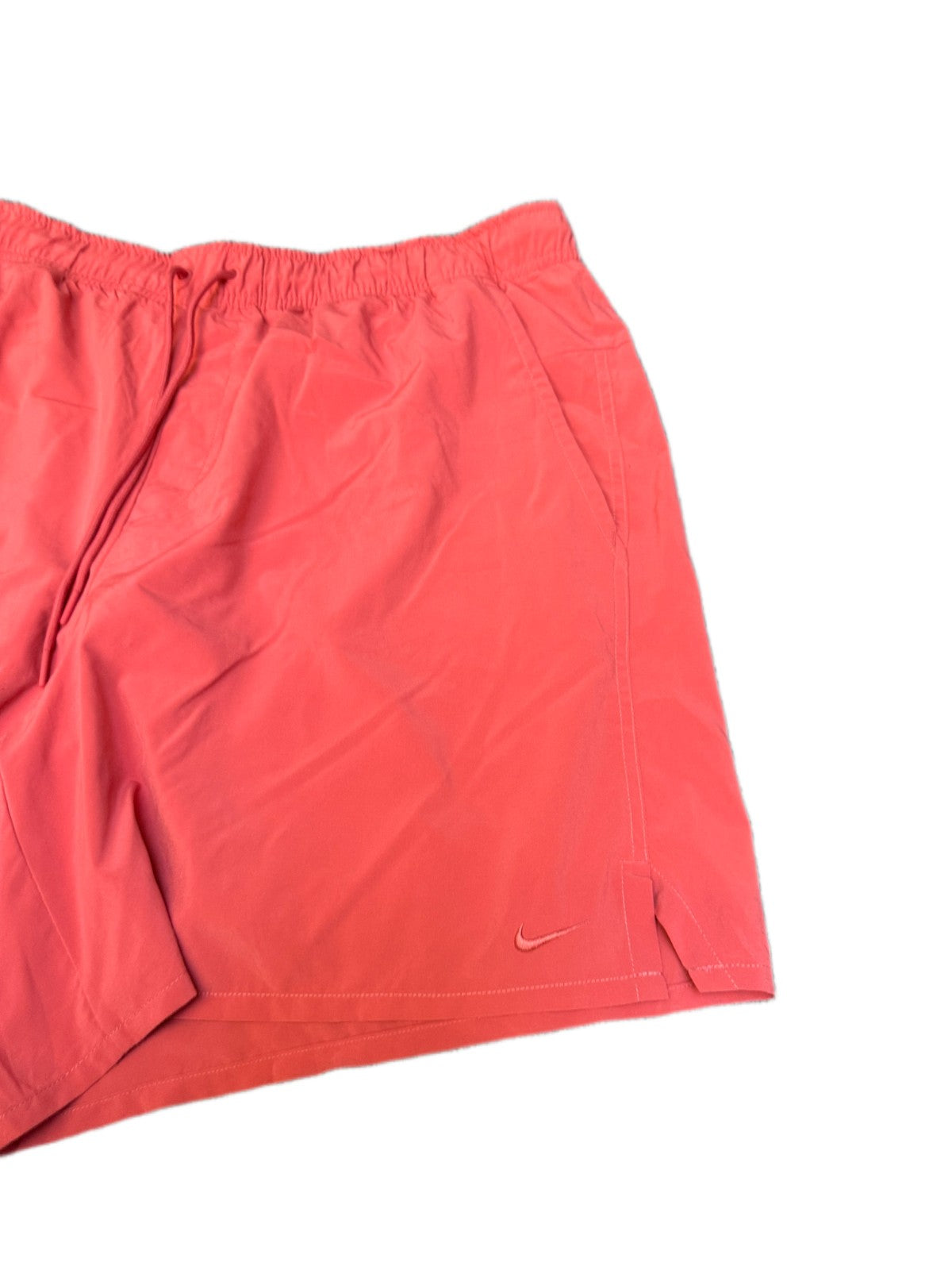 Nike Dri-FIT Athletic Shorts Fits as Mens XL 39" Waist Coral Pink Drawstring