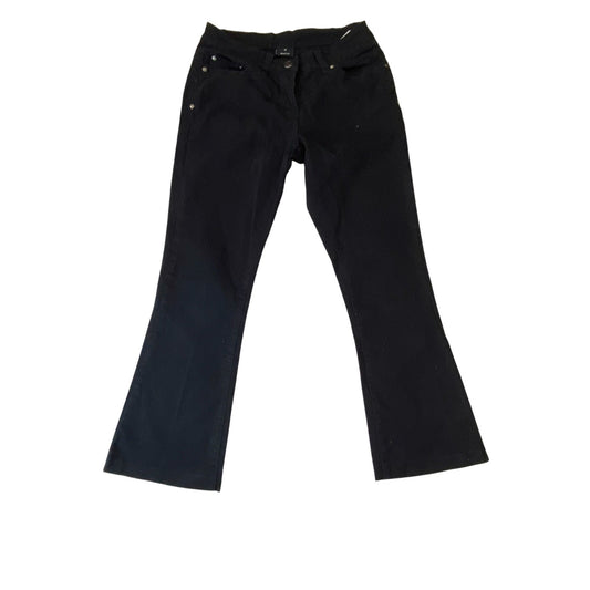 Flame Bootcut Jeans Mens Small W29 L27 Black Denim Dark Wash Regular Fit Outdoor