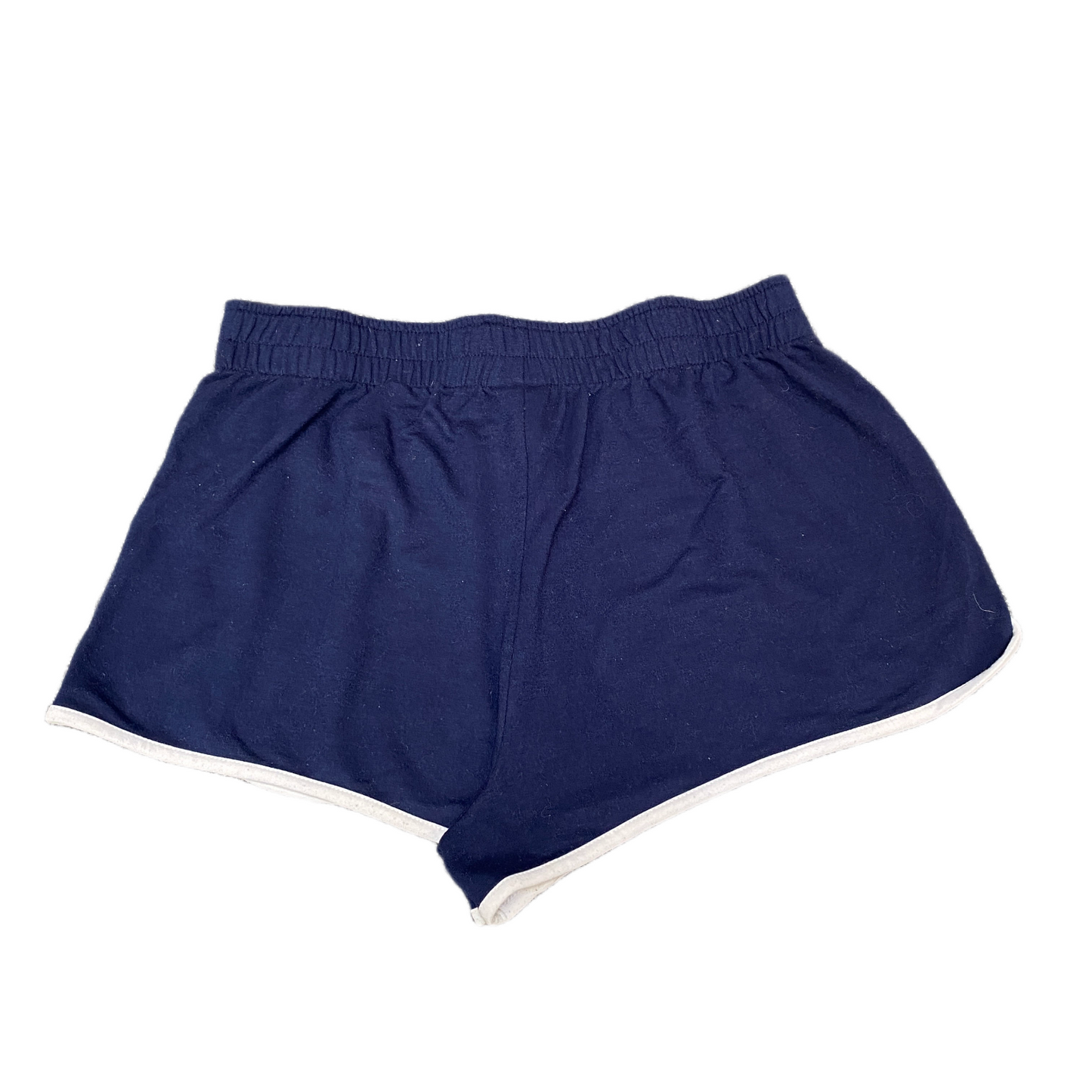 Running Sprinter Shorts Womens M 29" Waist Blue Athletic Gym Workout Dolphin Hem