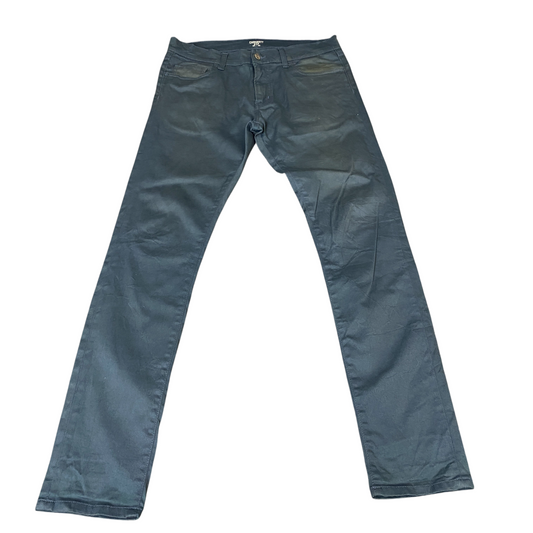 Carhartt WIP Rebel Pants Men Medium Blue Twill Stretch Comfort Workwear Slim Fit