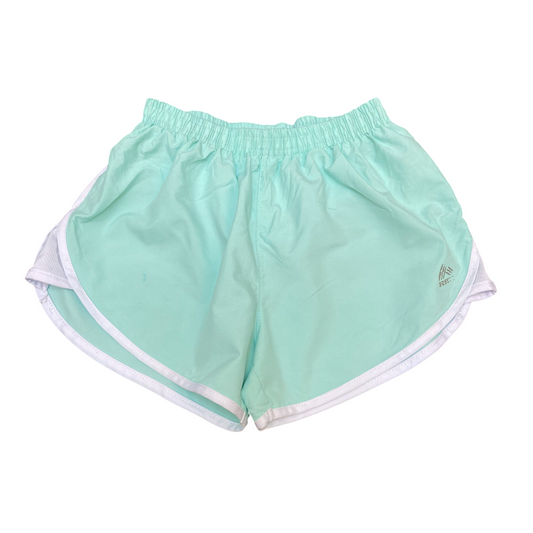 Running Sprinter Shorts Girls L Blue Performance Stretch Elastic Waist Athletic