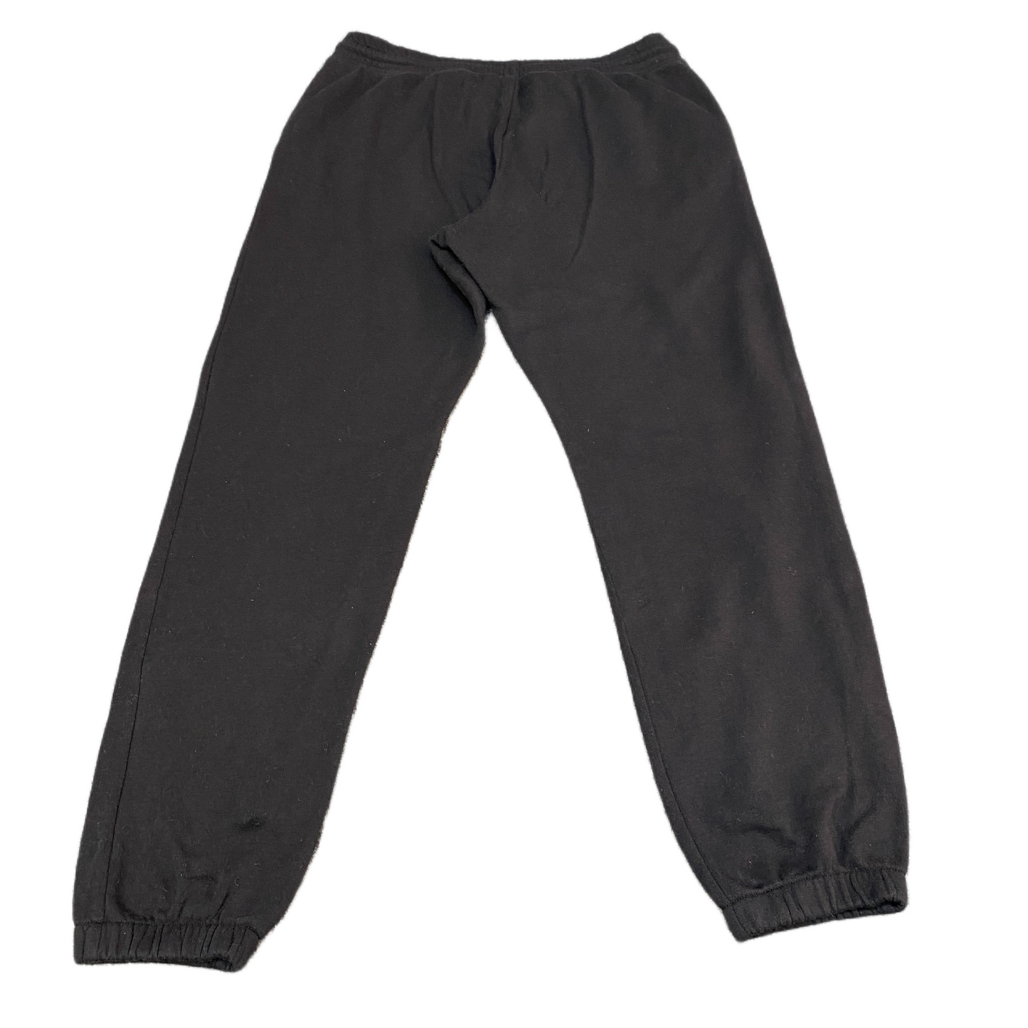 Sweatpants Fits as Men 32" Waist Black Stretch Athletic Gym Training Tapered Leg
