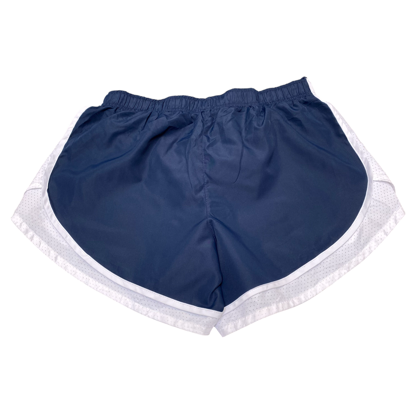 Active Running Sprinter Shorts Womens Medium Blue White Side Mesh Athletic Fit
