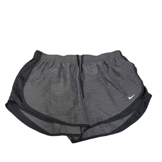 Nike Running Shorts Fits as Womens 2XL 34" Waist Black Mesh Panels Drawstring