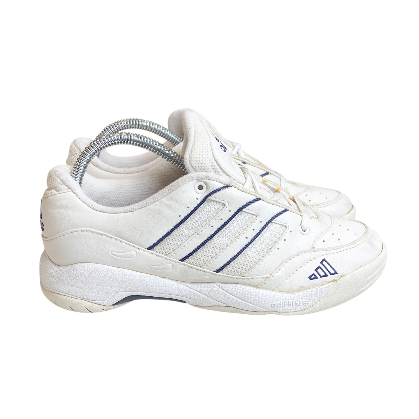 Adidas Casual Sneakers Trainers Women's UK 5 White Leather Low Top Lace Up