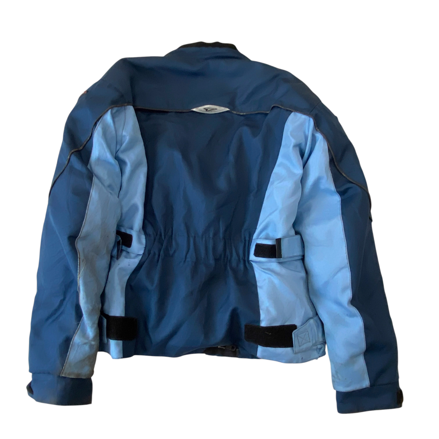 3M Scotchlite Motorcycle Jacket Womens Medium Blue Adjustable Fit Waterproof