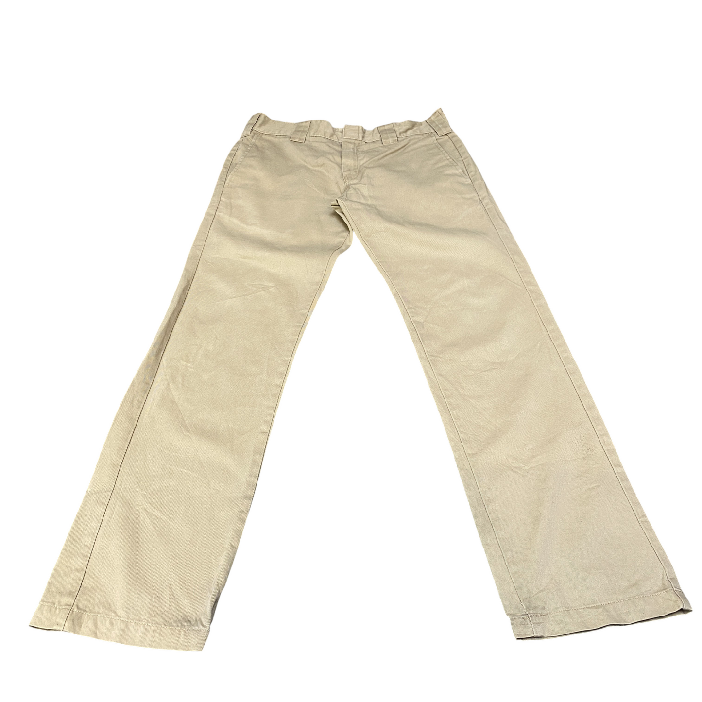Dickies Chino Work Pants Mens 34" Waist Beige High Waisted Regular Fit UM874