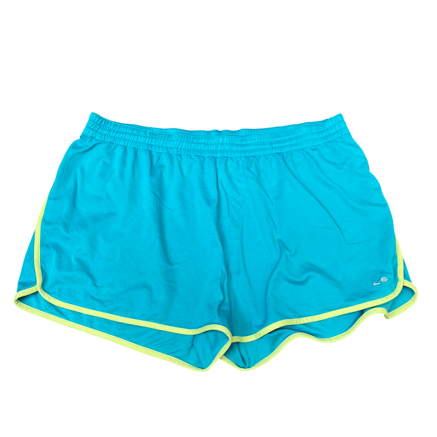 Champion Sprinter Shorts Womens XXL Blue Duo Dry Gym Running Elastic Waist