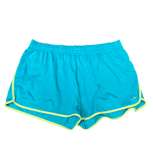 Champion Sprinter Shorts Womens XXL Blue Duo Dry Gym Running Elastic Waist