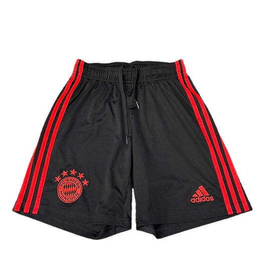Adidas Aeroready FC Bayern Munich Soccer Shorts Men XS 24" Waist Black 3-Stripes