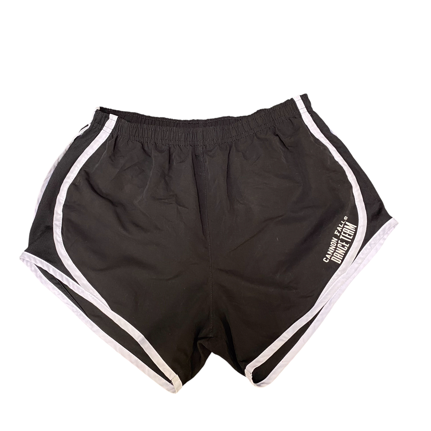 Cannon Falls Dance Team Sprinter Shorts Women Medium Black Workout Elastic Waist
