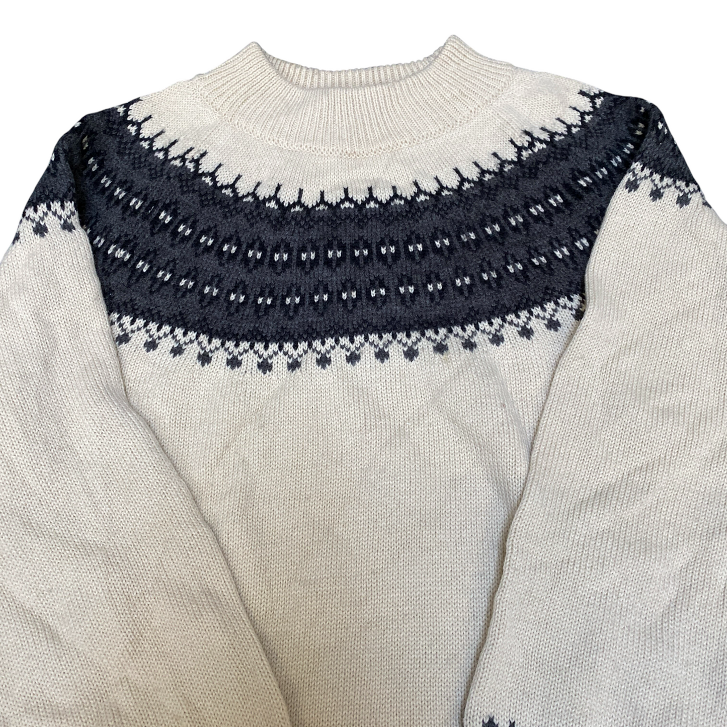 SFIDE Jumper Womens Medium Colorful Fair Isle Nordic Wool Long Sleeve Pullover