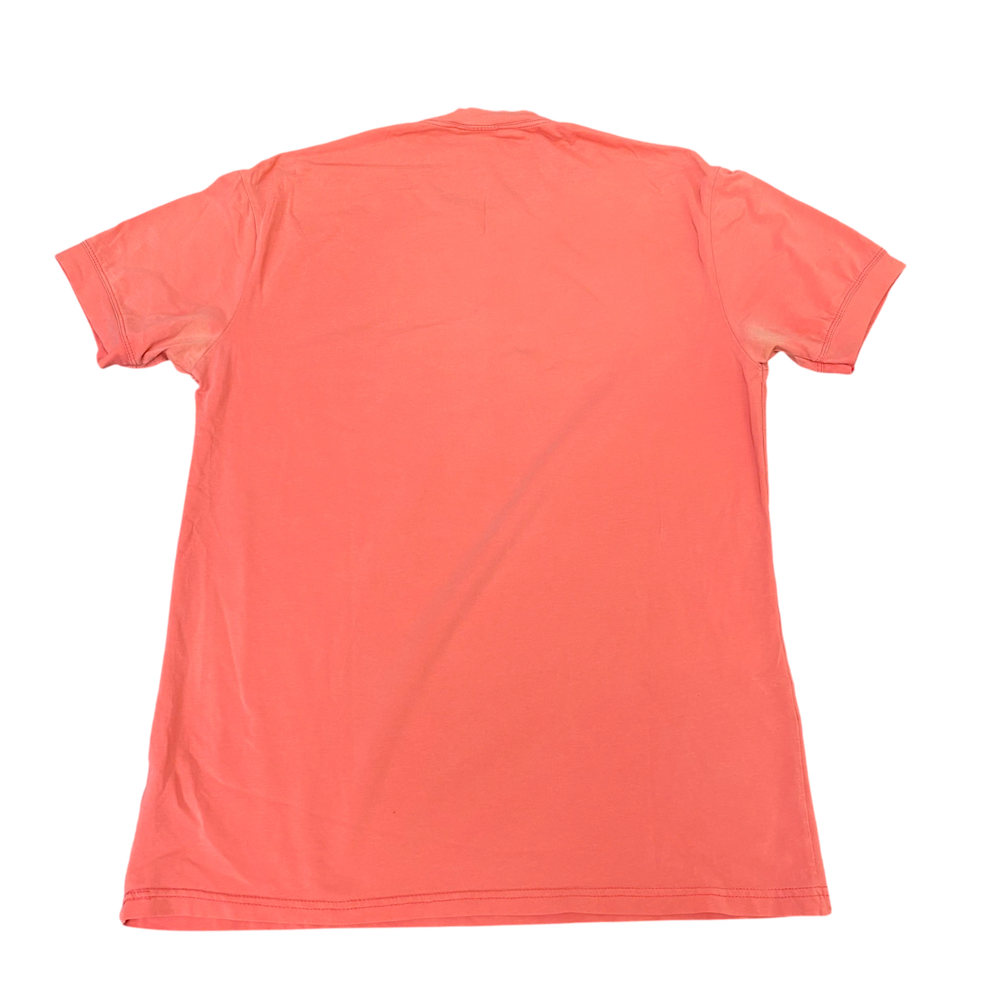 adidas Tee Shirt Mens S Pink Spellout Graphic Short Sleeve Crew Neck Pullover