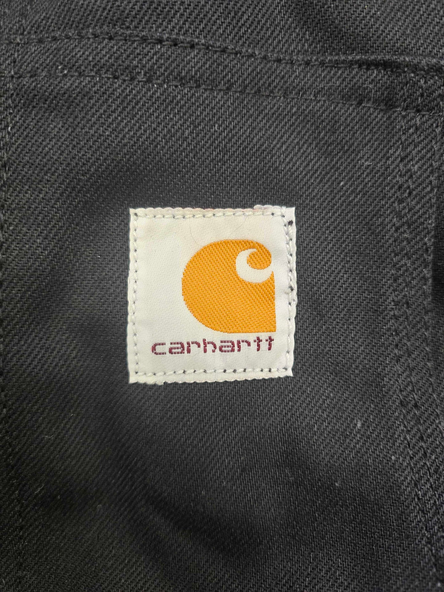 Carhartt Reworked Jacket Men's Black Long Sleeve Hooded Full Zip (Sizes Available)