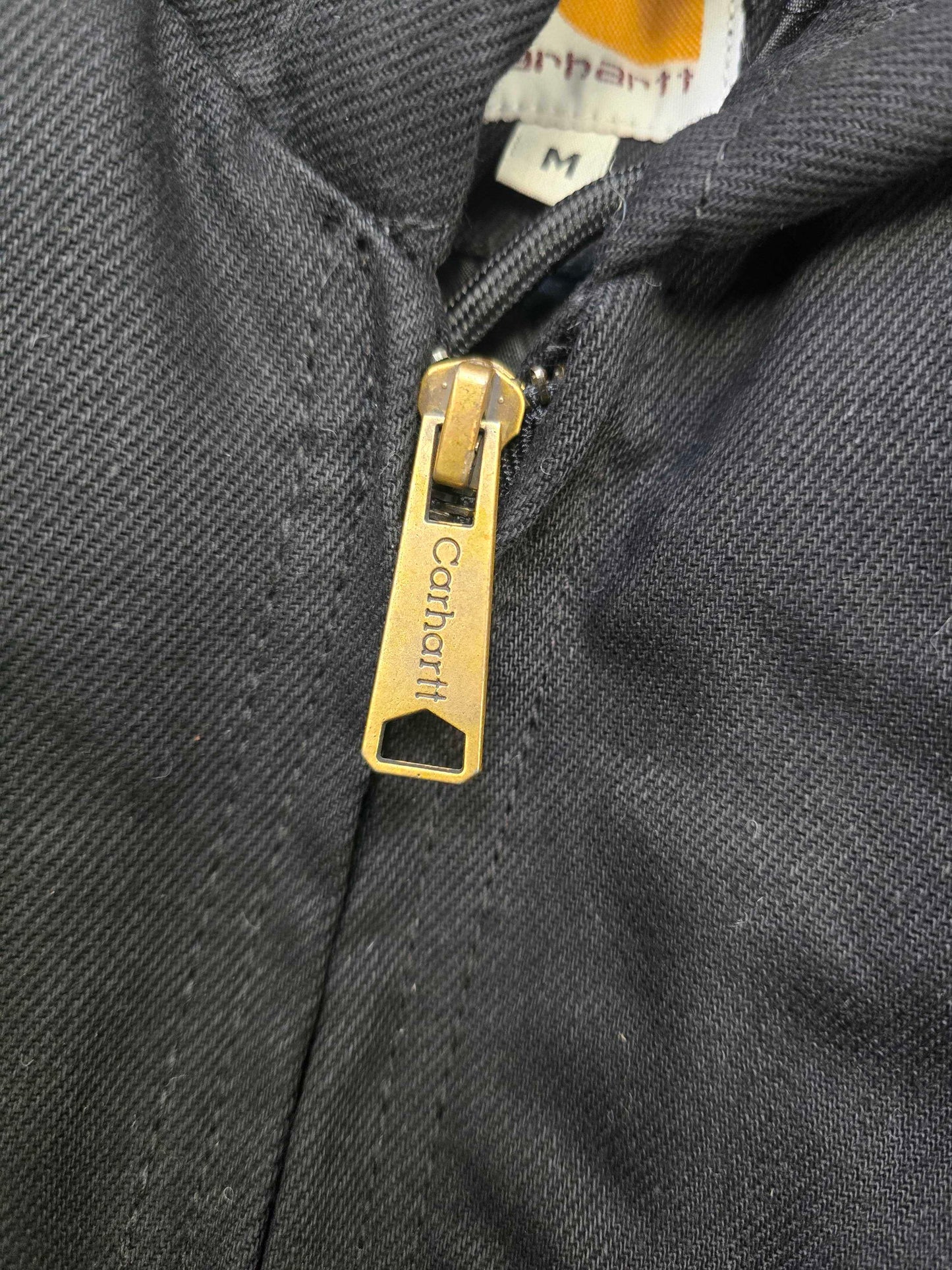 Carhartt Reworked Jacket Men's Black Long Sleeve Hooded Full Zip (Sizes Available)