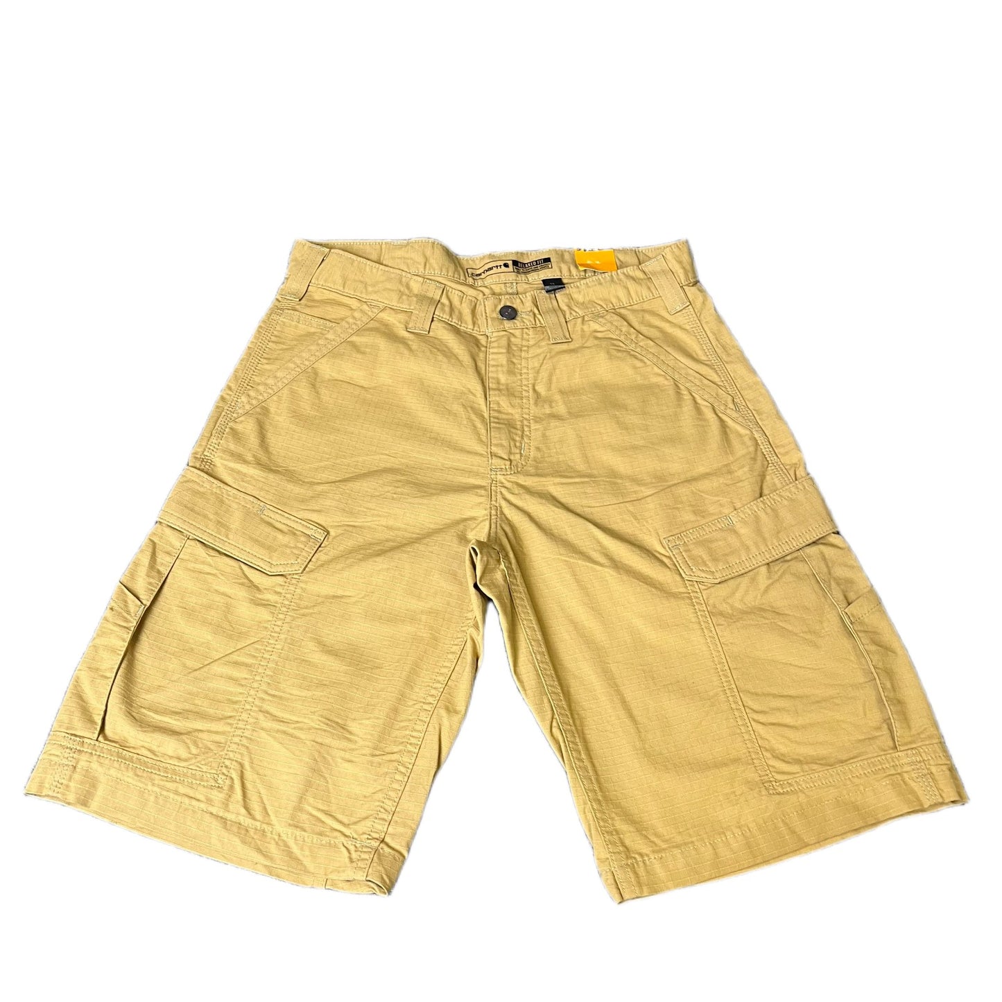 Carhartt Force Ripstop Cargo Work Shorts Fits as Men M 32" Waist Tan Relaxed Fit