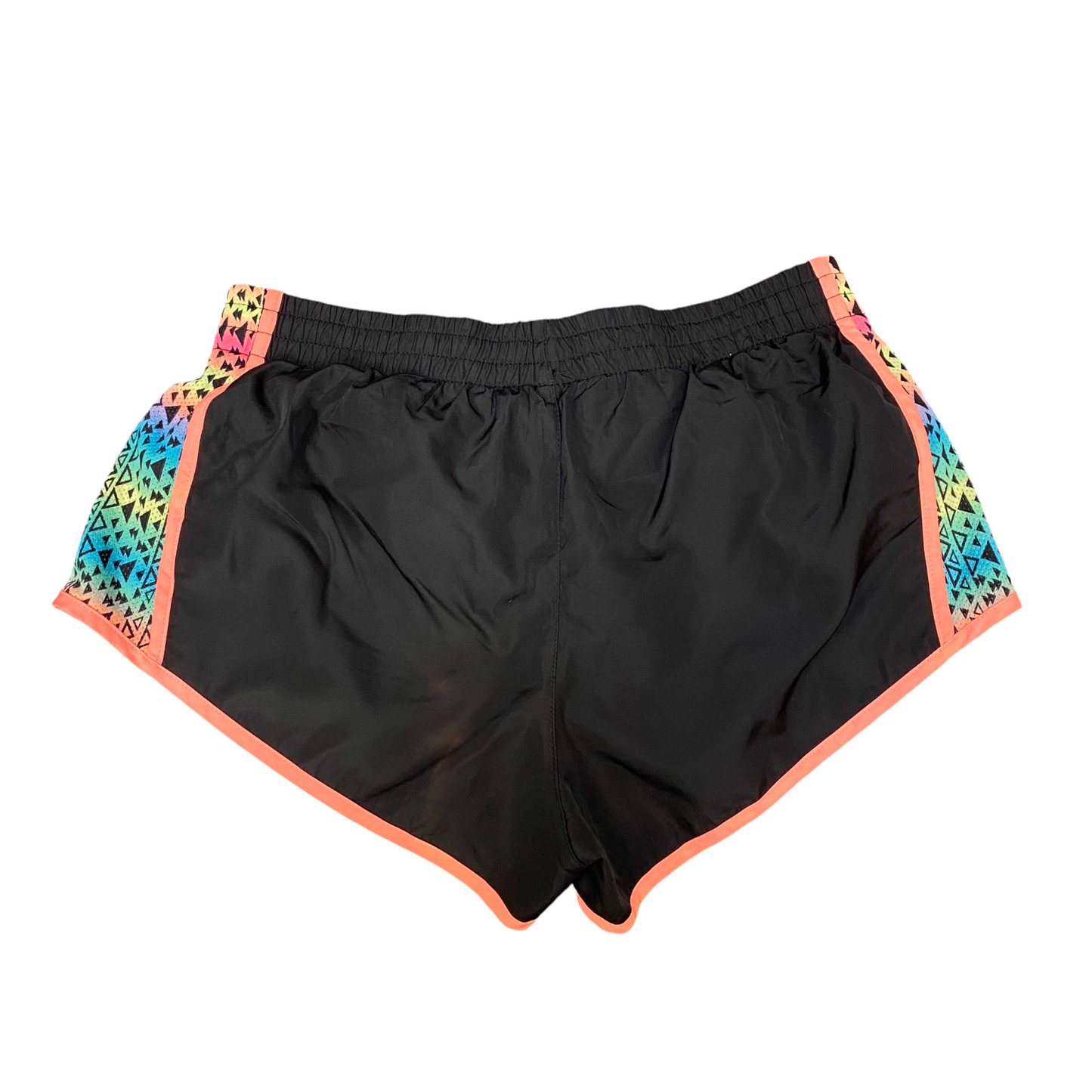 Running Sprinter Shorts Womens M Black Athletic Fit Gym Workout Drawstring Waist