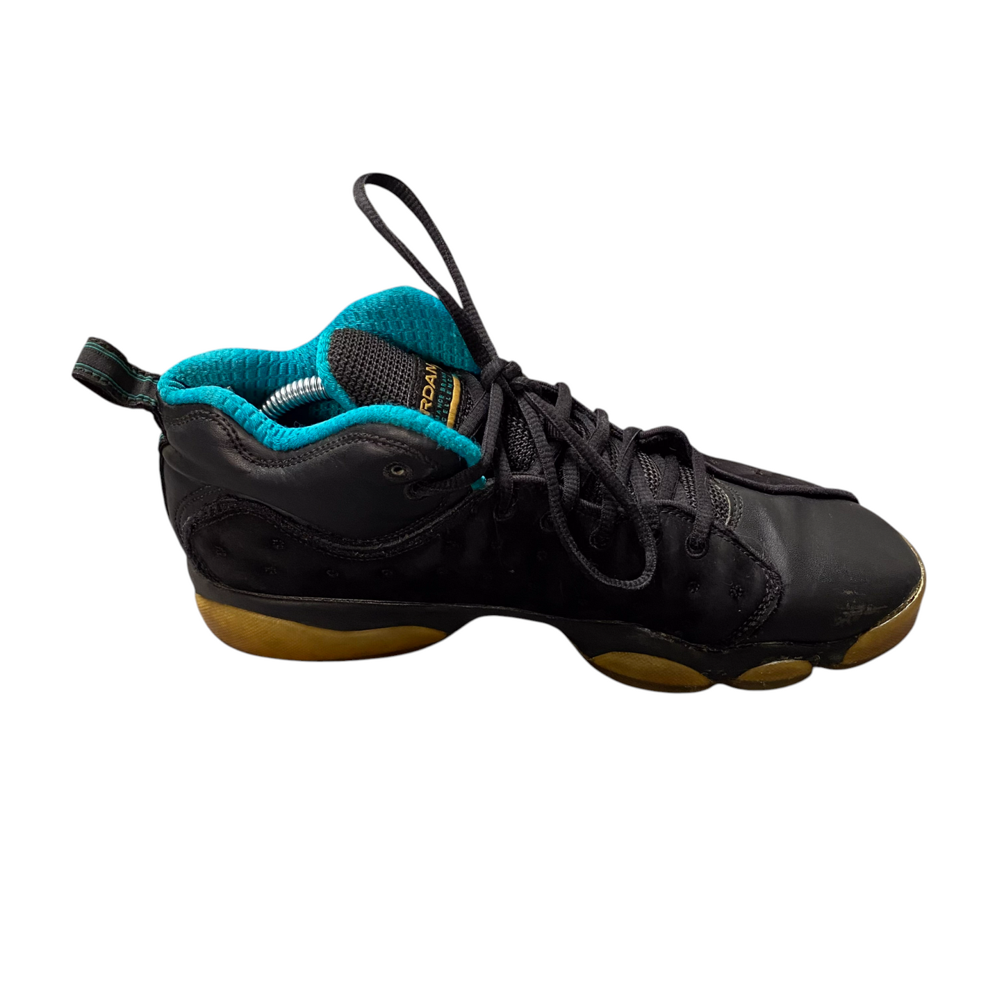 Air Jordan Jumpman Team Pro II Youth Trainers 7.5 Black Athletic Logo 874749-003