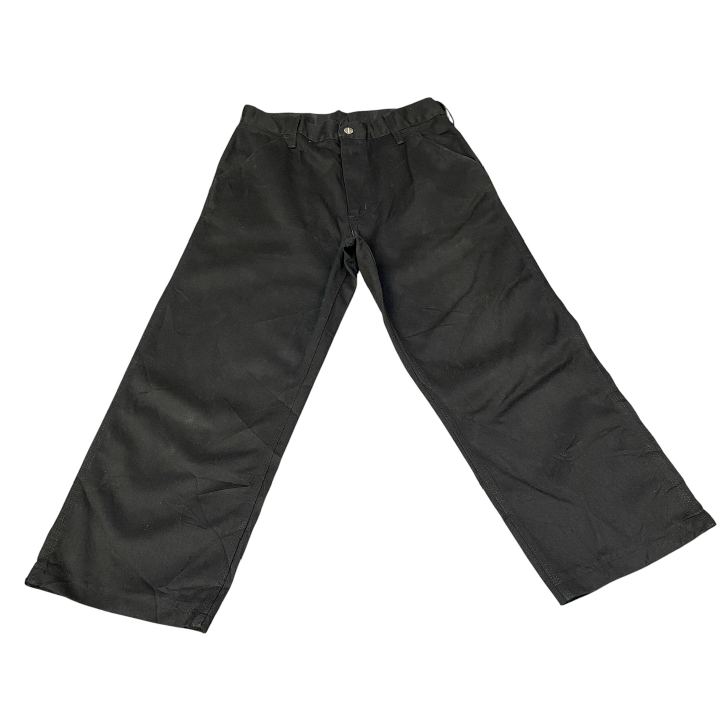 Carhartt Simple Pants Mens Medium Black Work Utility High Waisted Relaxed Fit