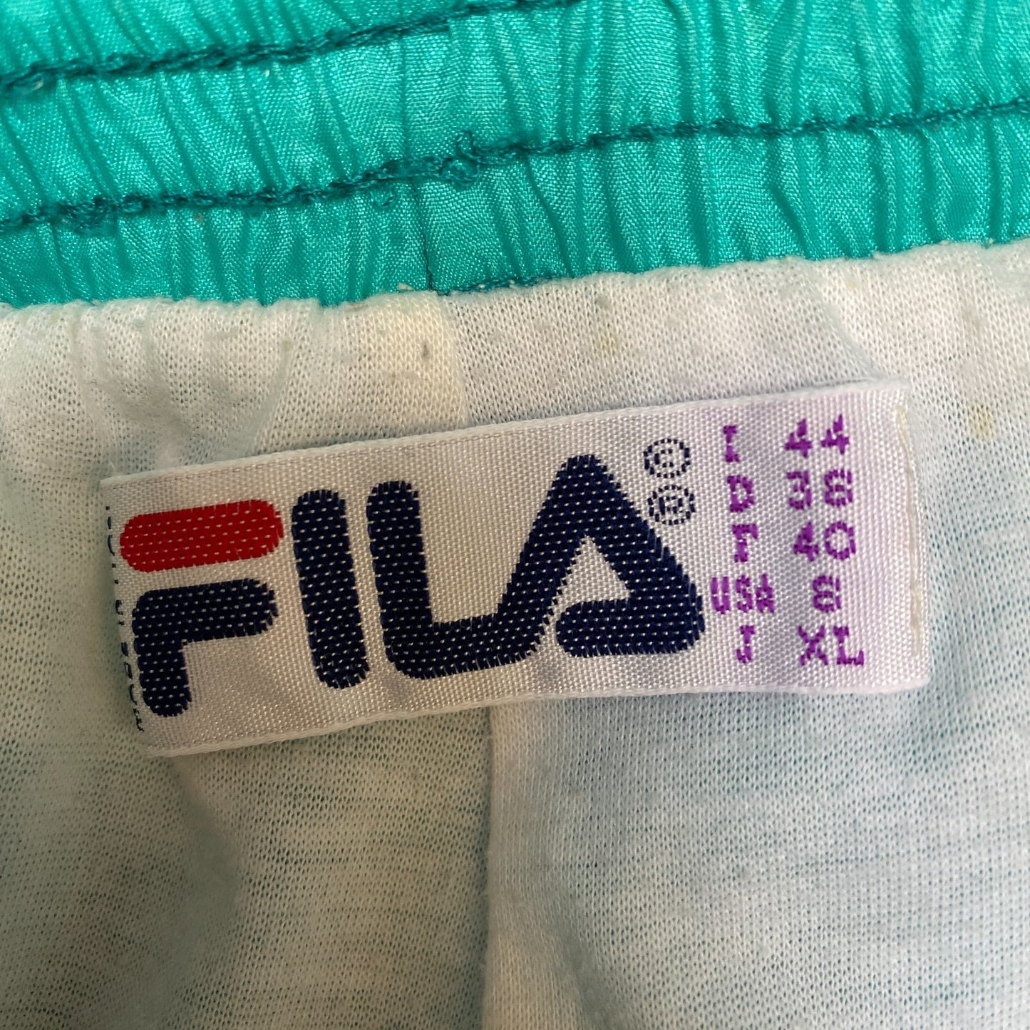 Fila Joggers Fits as Womens 30" Waist Blue Gym Training Drawstring Track Trouser
