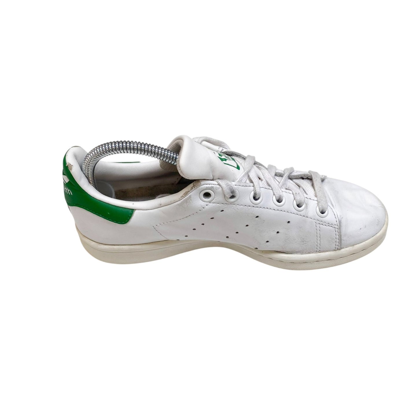 Adidas Originals Stan Smith Sneakers Women 4.5 White Green Casual Tennis Classic