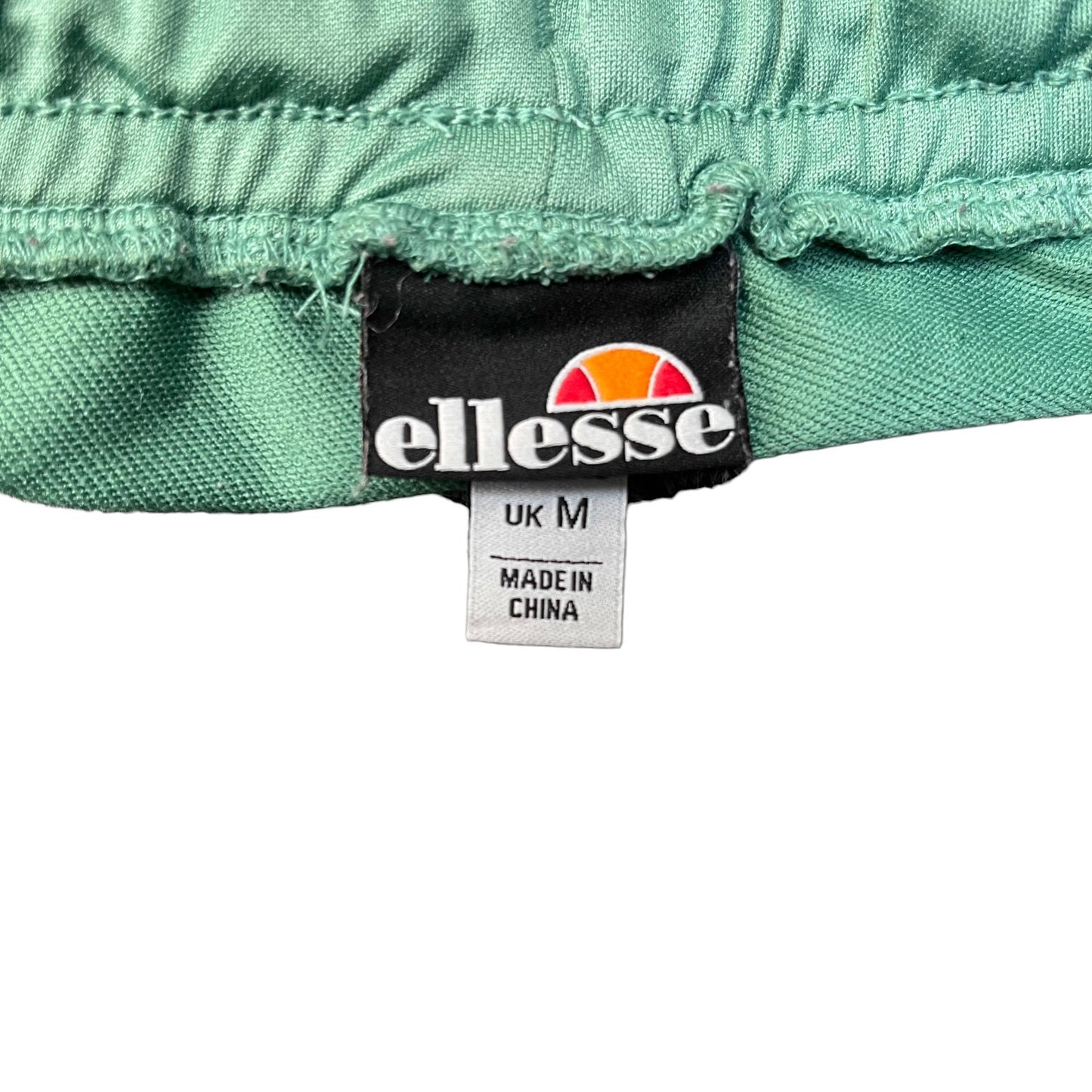 Ellesse Athletic Shorts Men M 30" Waist Green Black Camo Gym Training Drawstring