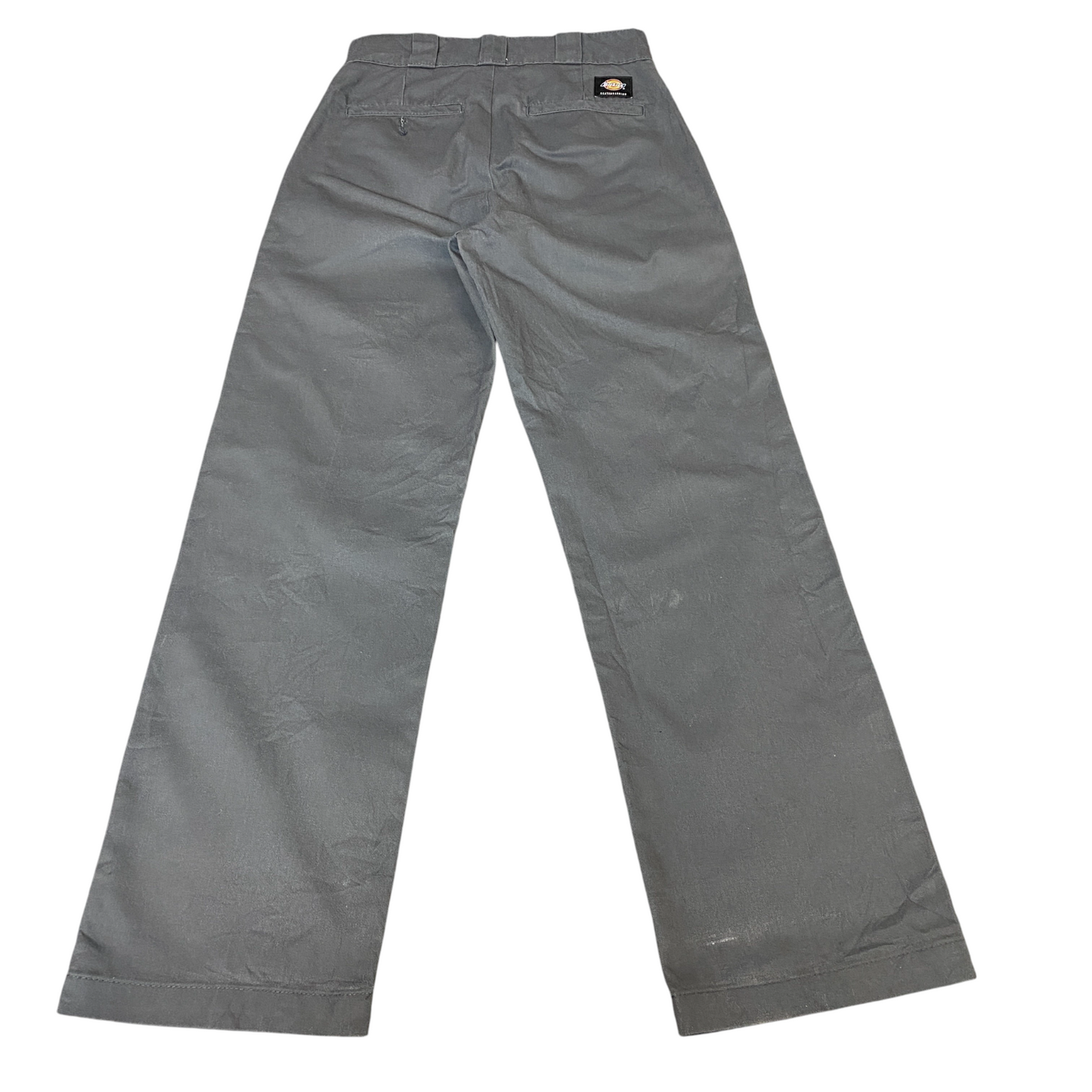 Dickies Flex Skateboarding Pants Womens Small Grey Twill Workwear Regular Fit