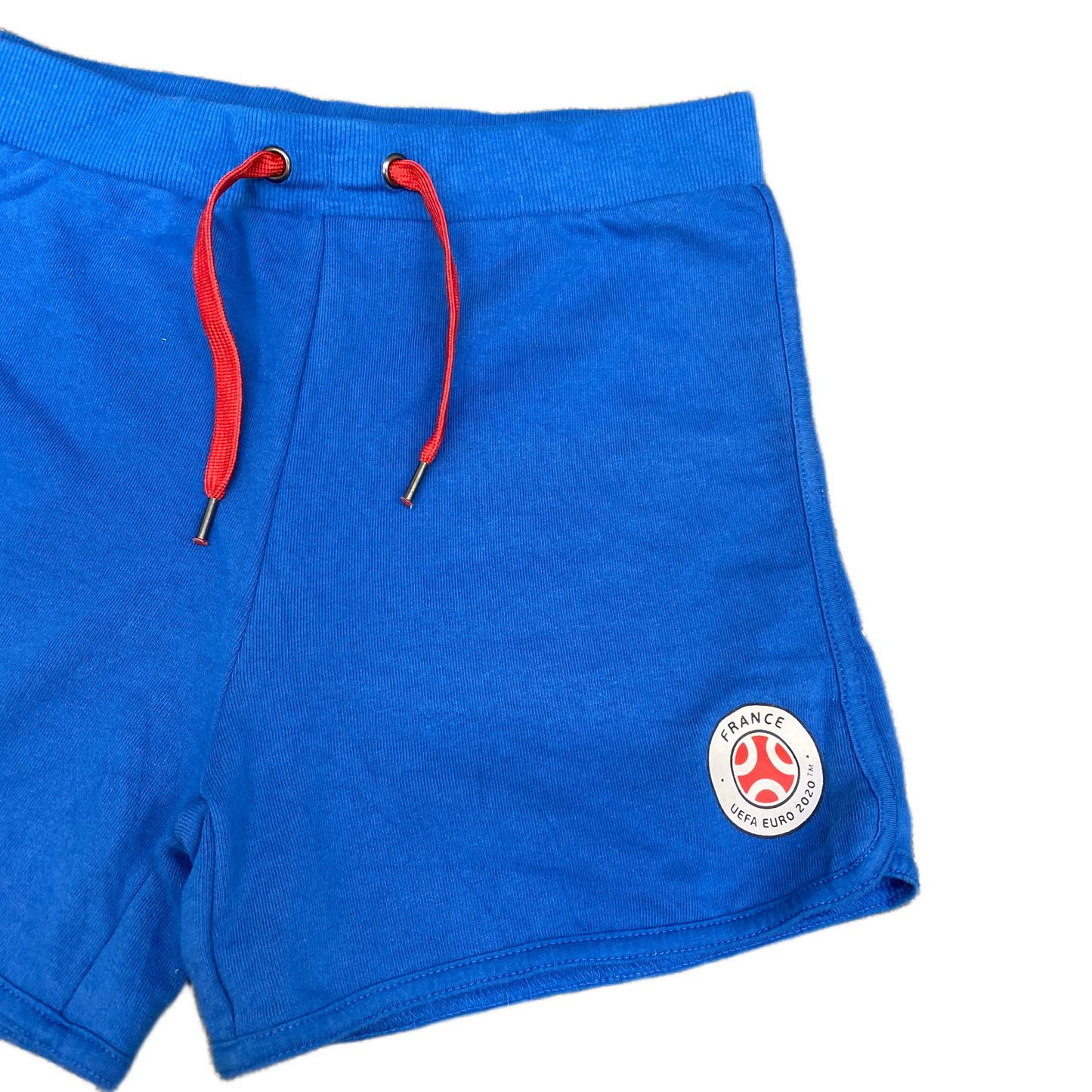Running Sprinter Shorts Womens M 26" Waist Blue Athletic Gym Workout Dolphin Hem