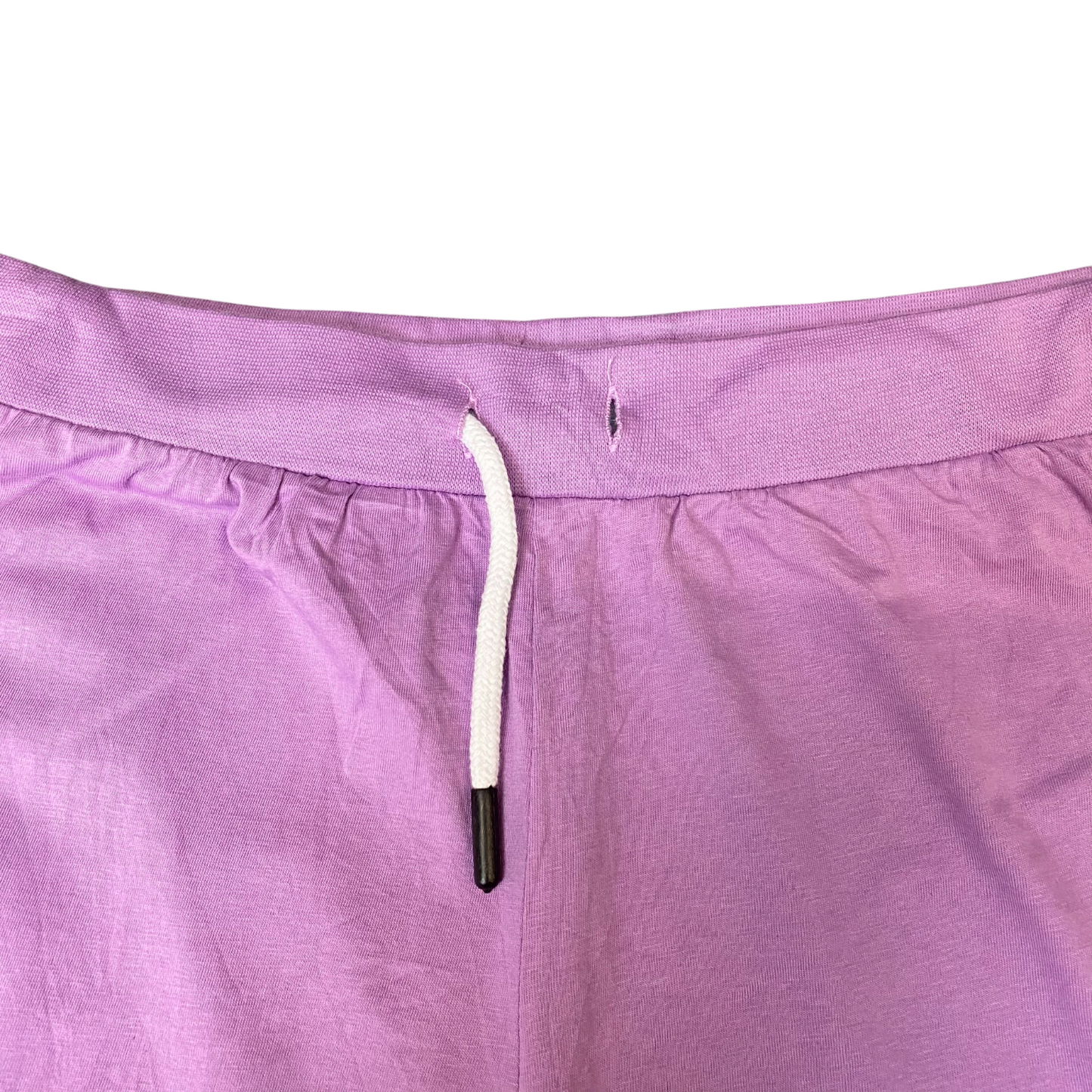Running Sprinter Shorts Womens L/XL Purple Athletic Drawstring Waist Dolphin Hem