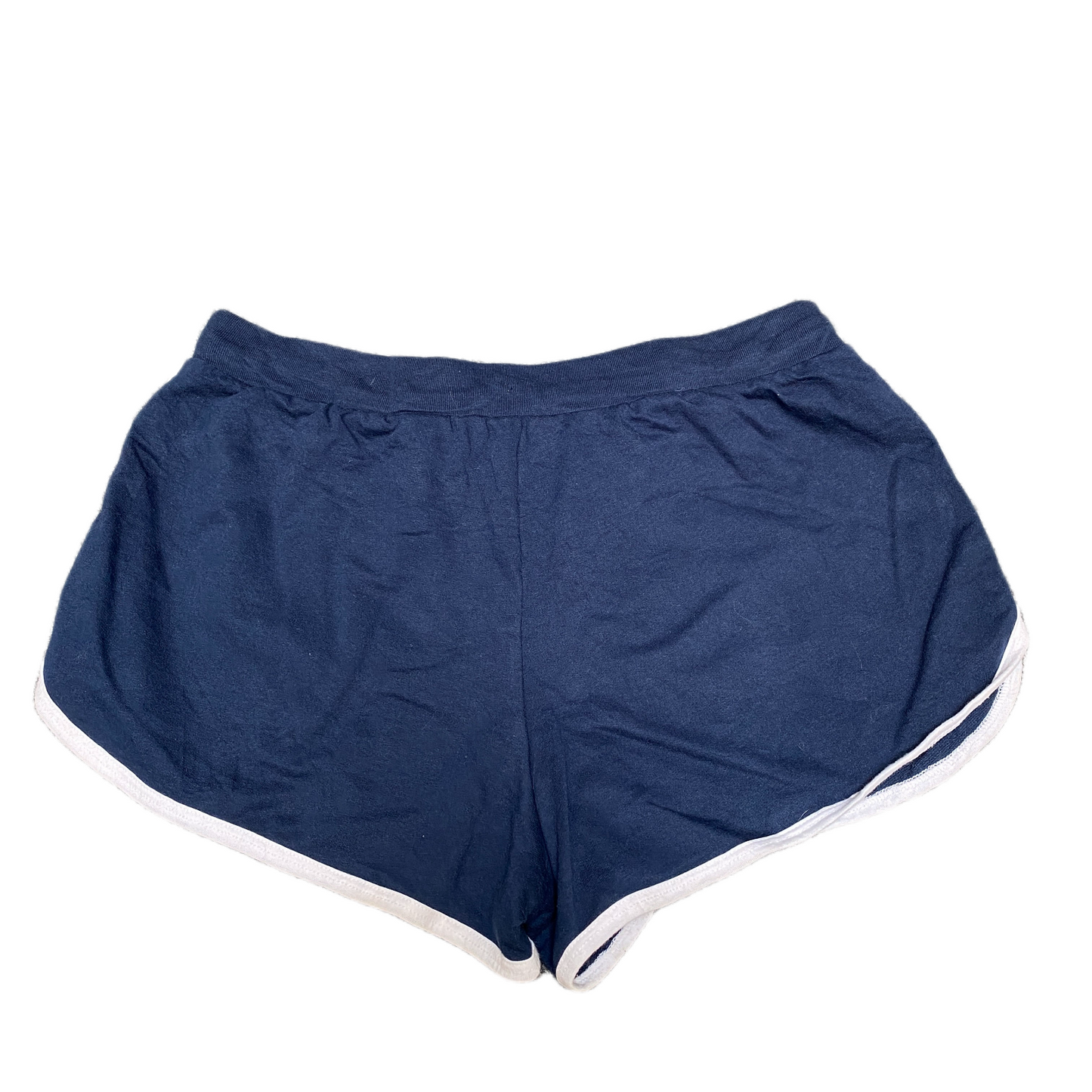 Running Sprinter Shorts Womens M 29" Waist Navy Athletic Gym Workout Dolphin Hem